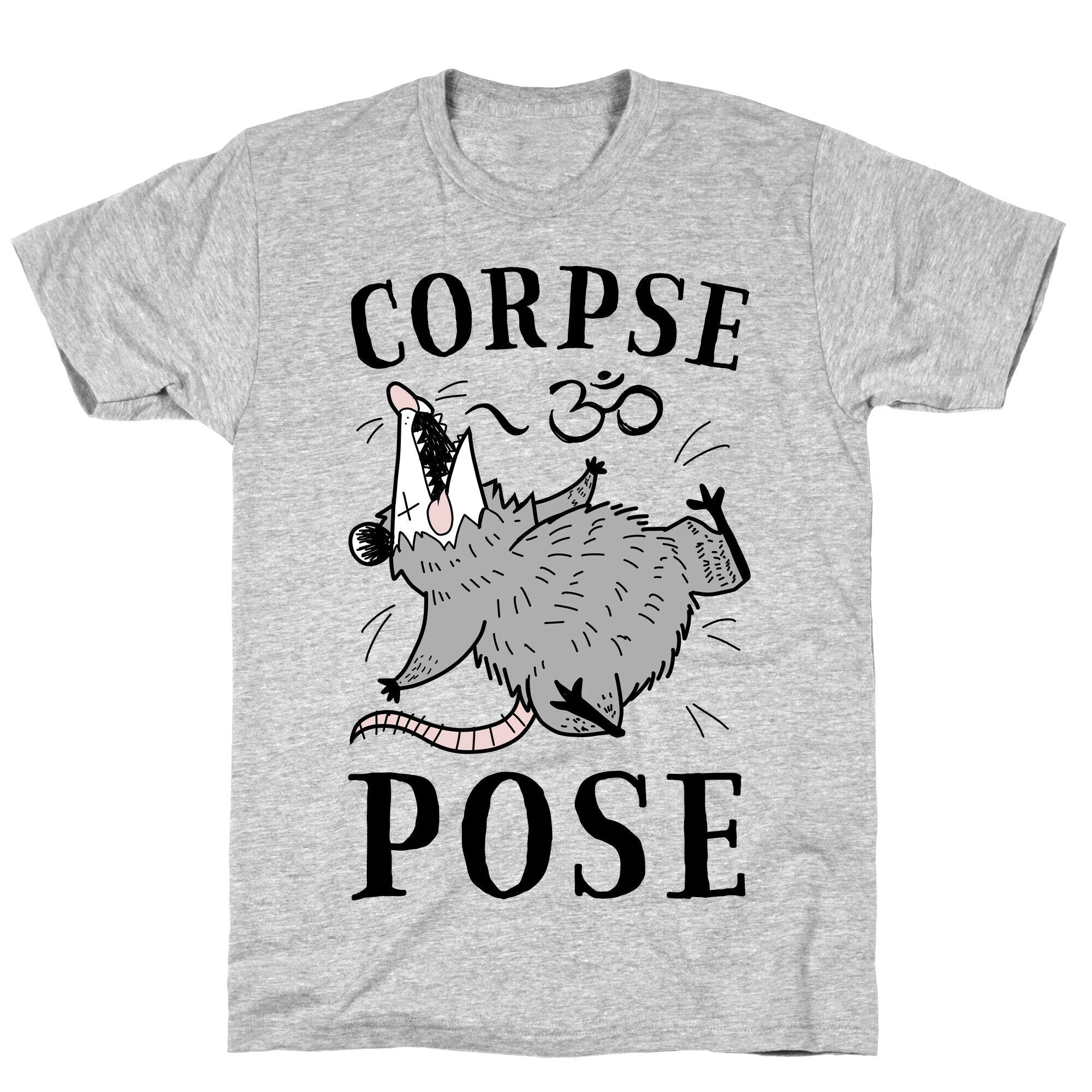 Corpse Pose T-Shirt Hoodie, Sweatshirt | PureTeeCo.com (Image 3)