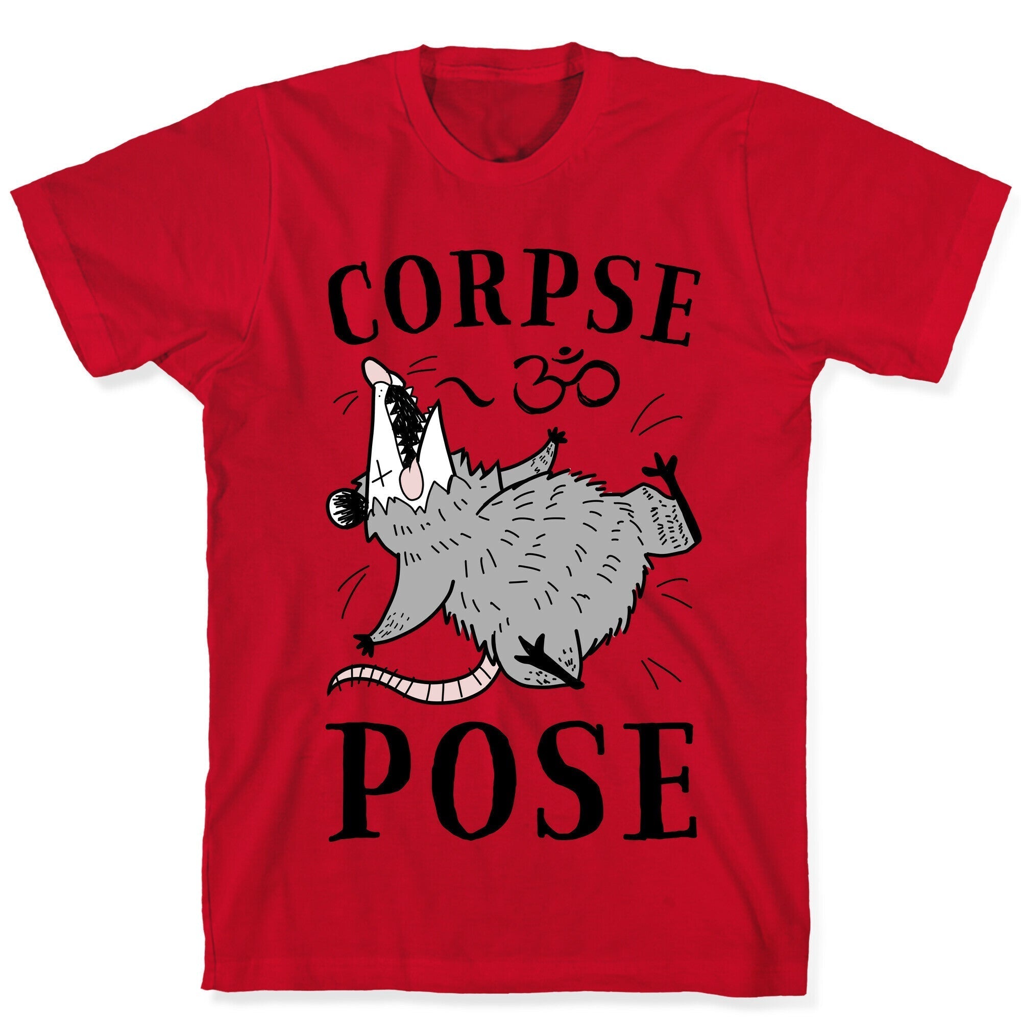 Corpse Pose T-Shirt Hoodie, Sweatshirt | PureTeeCo.com (Image 5)