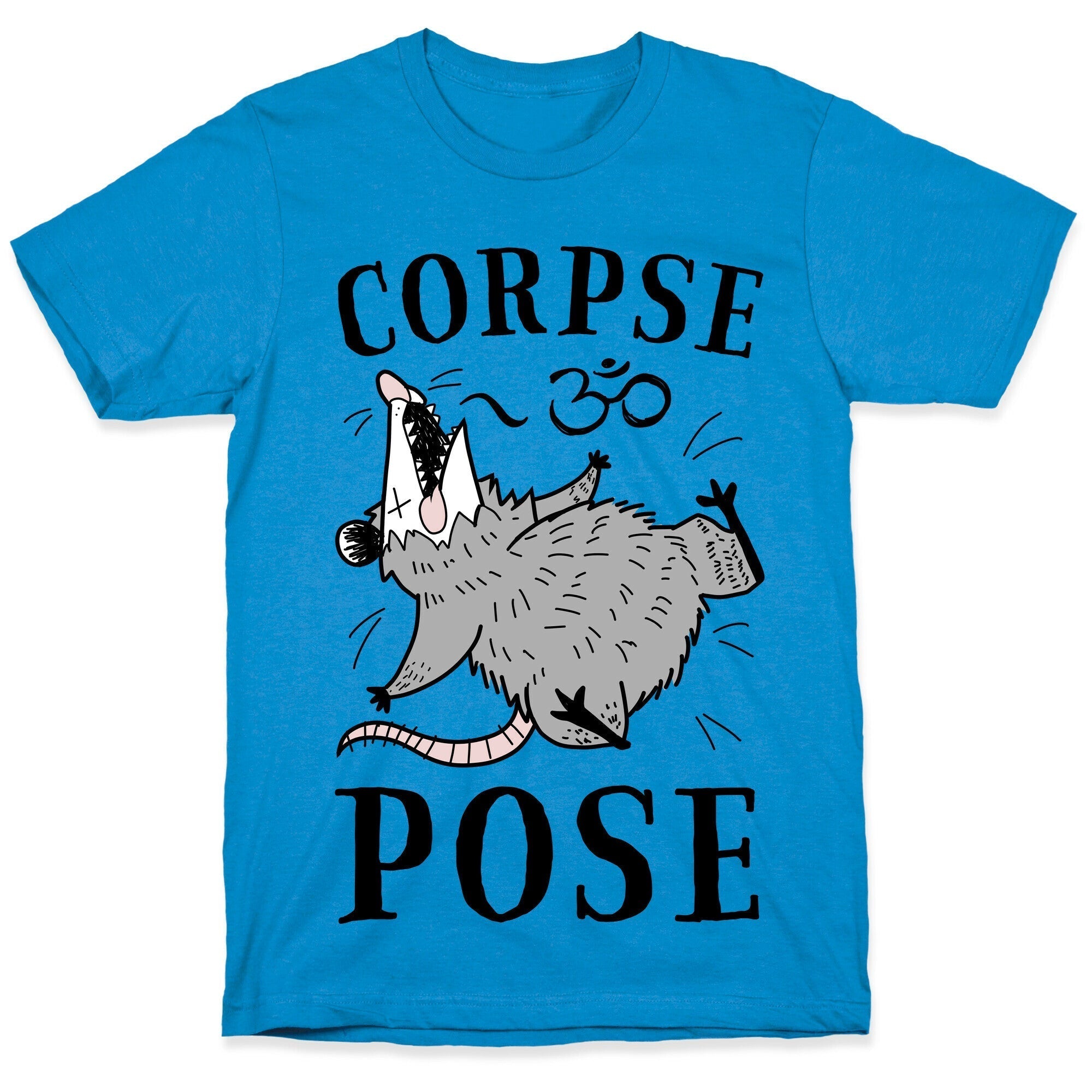 Corpse Pose T-Shirt Hoodie, Sweatshirt | PureTeeCo.com (Image 1)