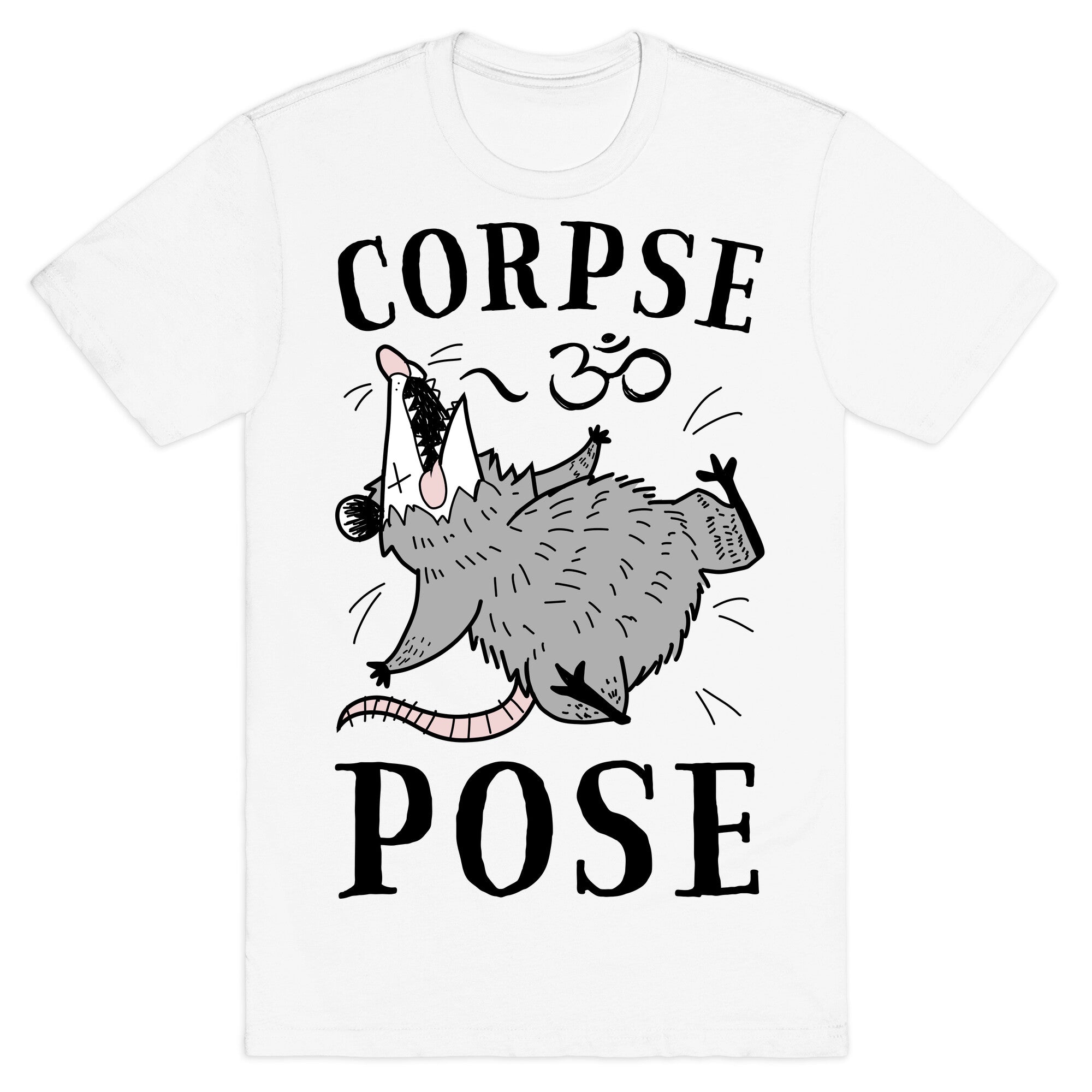 Corpse Pose T-Shirt Hoodie, Sweatshirt | PureTeeCo.com (Image 2)