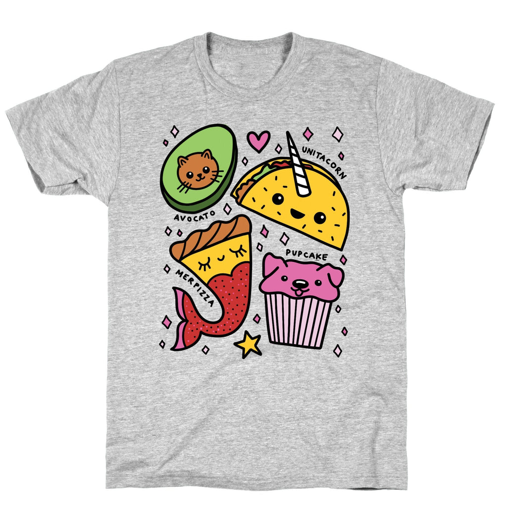 Cute Food Mashups T-Shirt Hoodie, Sweatshirt | PureTeeCo.com (Image 2)