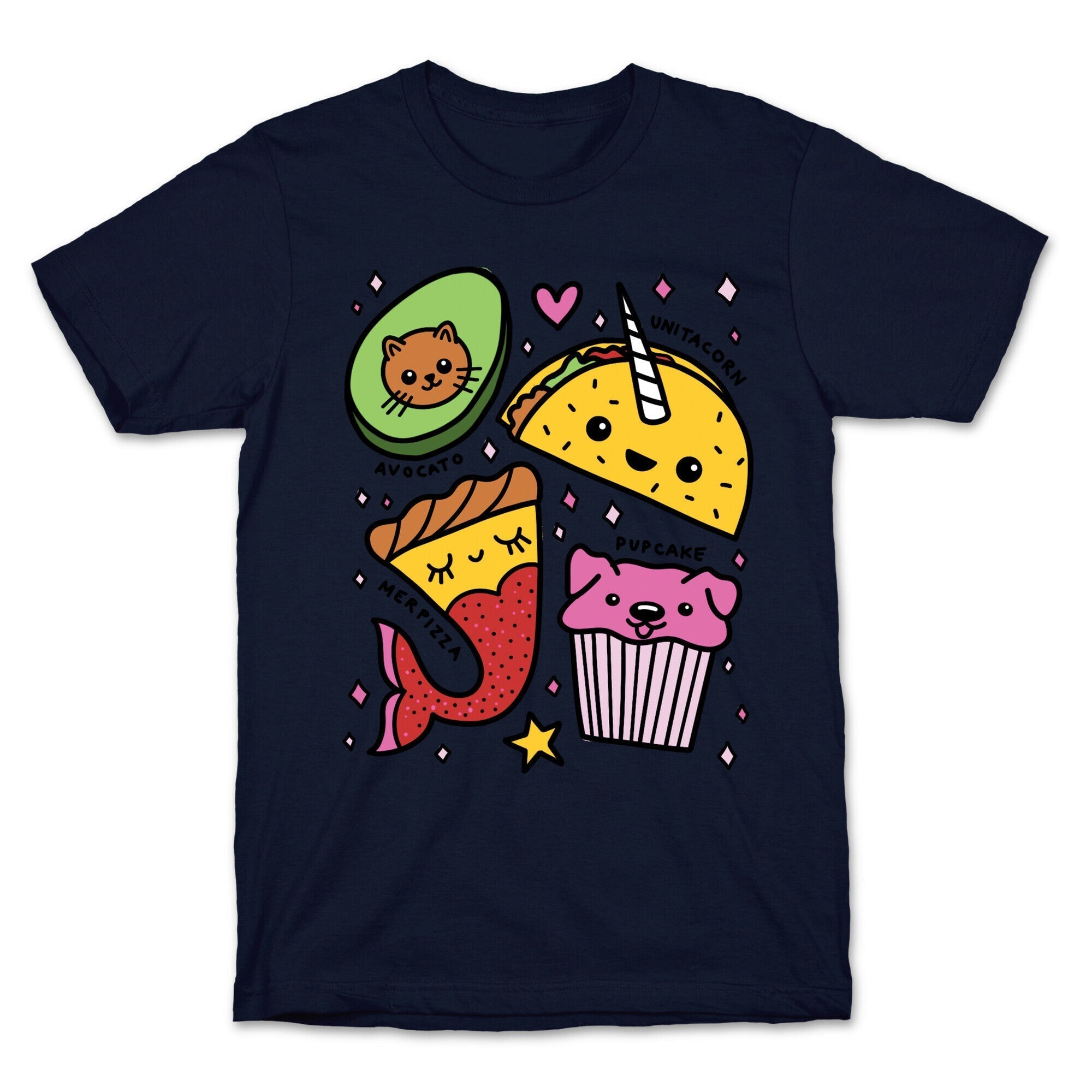 Cute Food Mashups T-Shirt Hoodie, Sweatshirt | PureTeeCo.com (Image 4)
