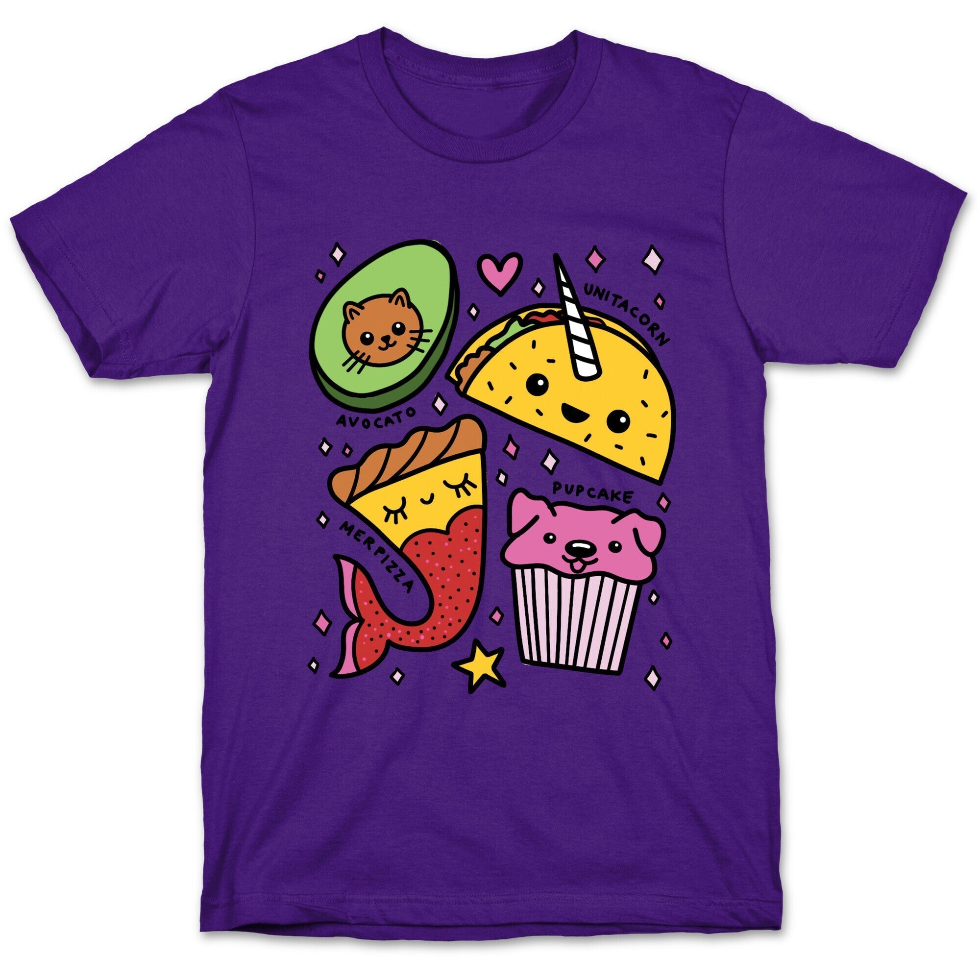 Cute Food Mashups T-Shirt Hoodie, Sweatshirt | PureTeeCo.com (Image 5)
