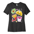 Cute Food Mashups Women's Cotton Tee Hoodie, Sweatshirt | PureTeeCo.com (Image 1)