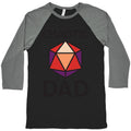 Chaotic Dad Baseball Tee Hoodie, Sweatshirt | PureTeeCo.com (Image 1)