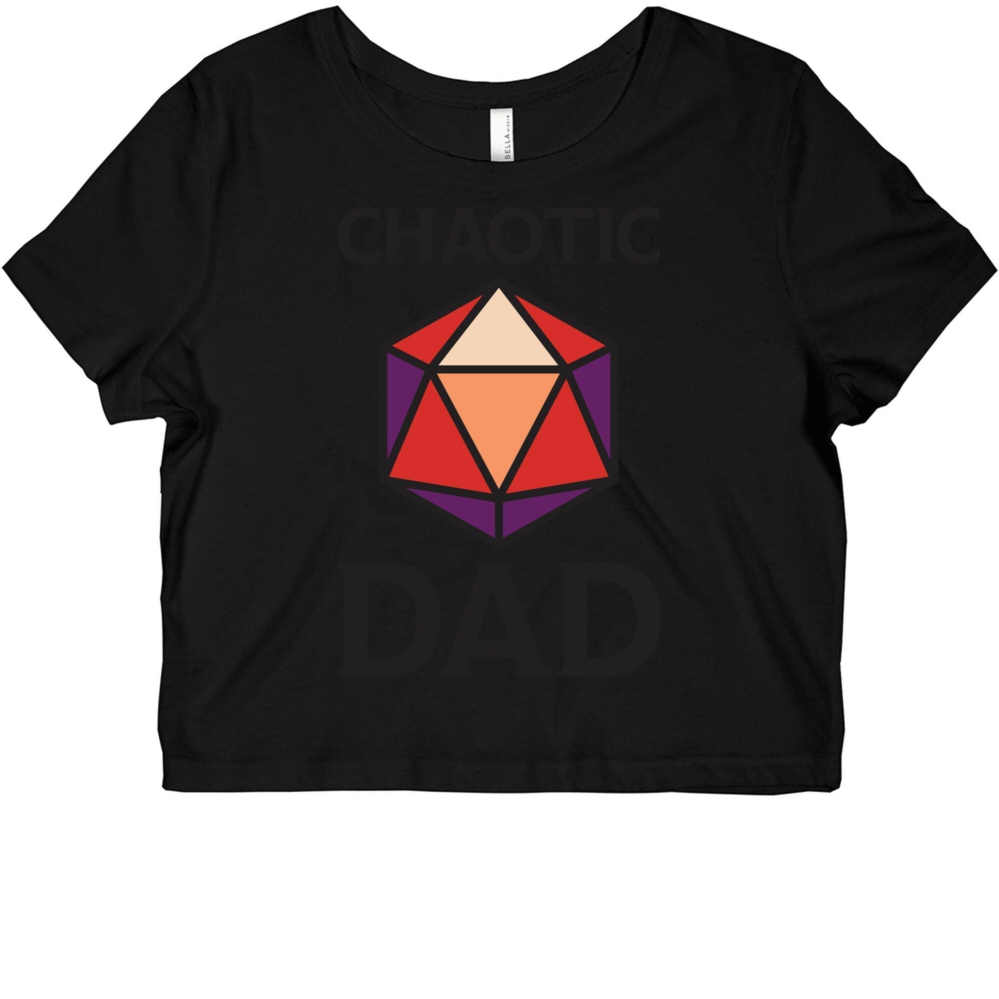 Chaotic Dad Graphic Baby Tee Hoodie, Sweatshirt | PureTeeCo.com (Image 1)