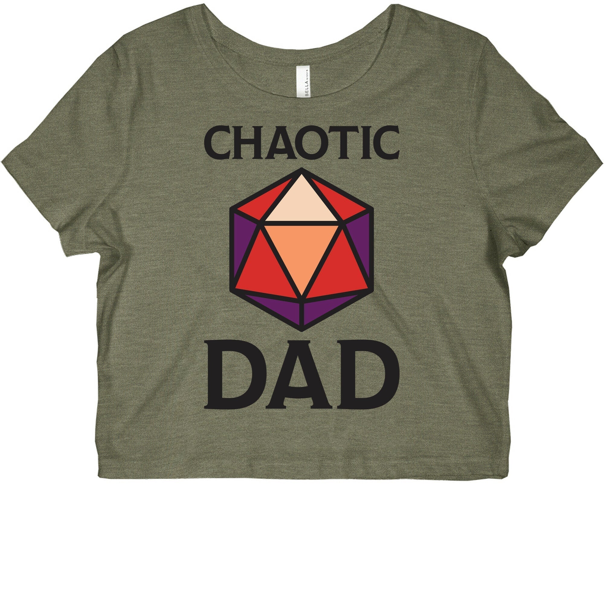 Chaotic Dad Graphic Baby Tee Hoodie, Sweatshirt | PureTeeCo.com (Image 2)