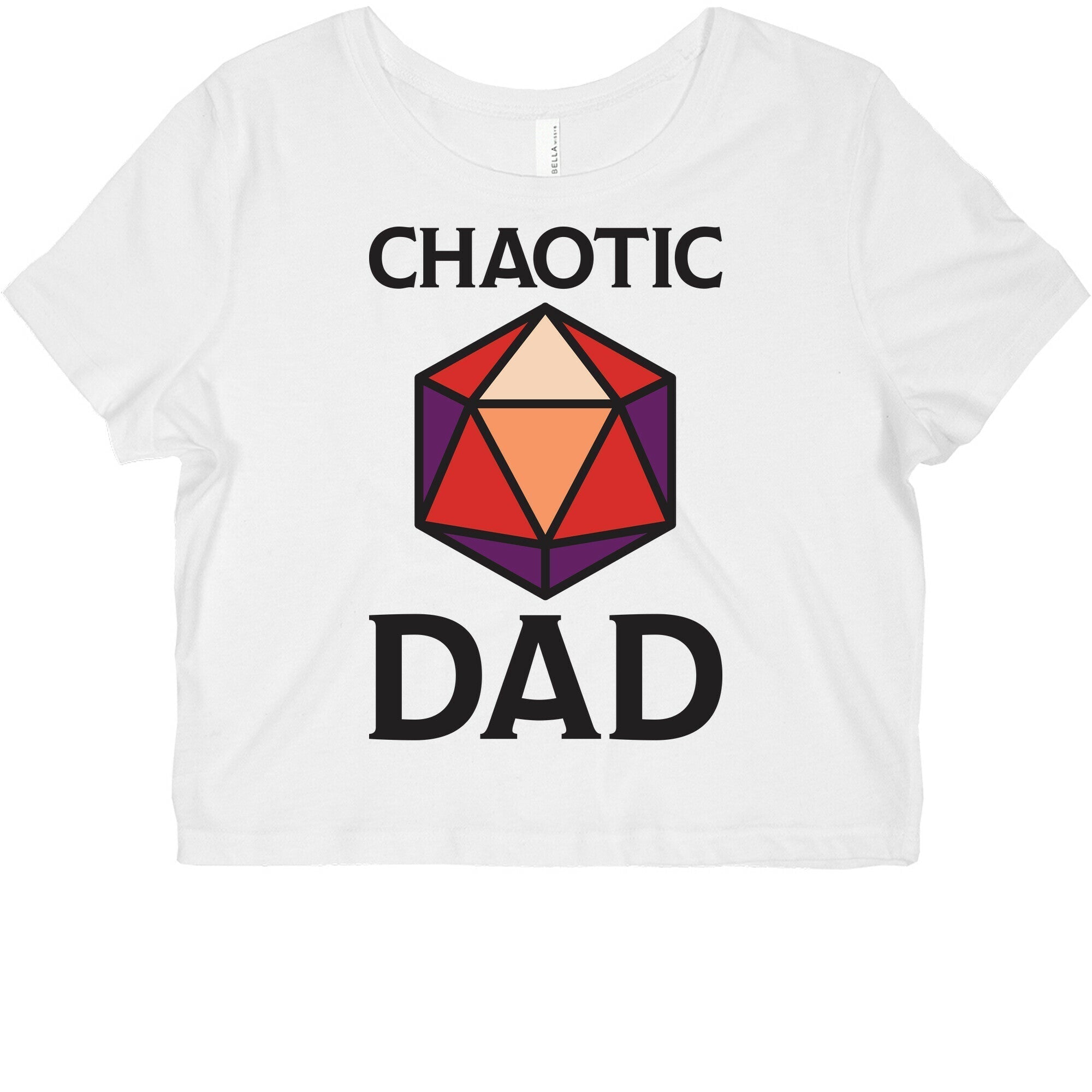 Chaotic Dad Graphic Baby Tee Hoodie, Sweatshirt | PureTeeCo.com (Image 3)
