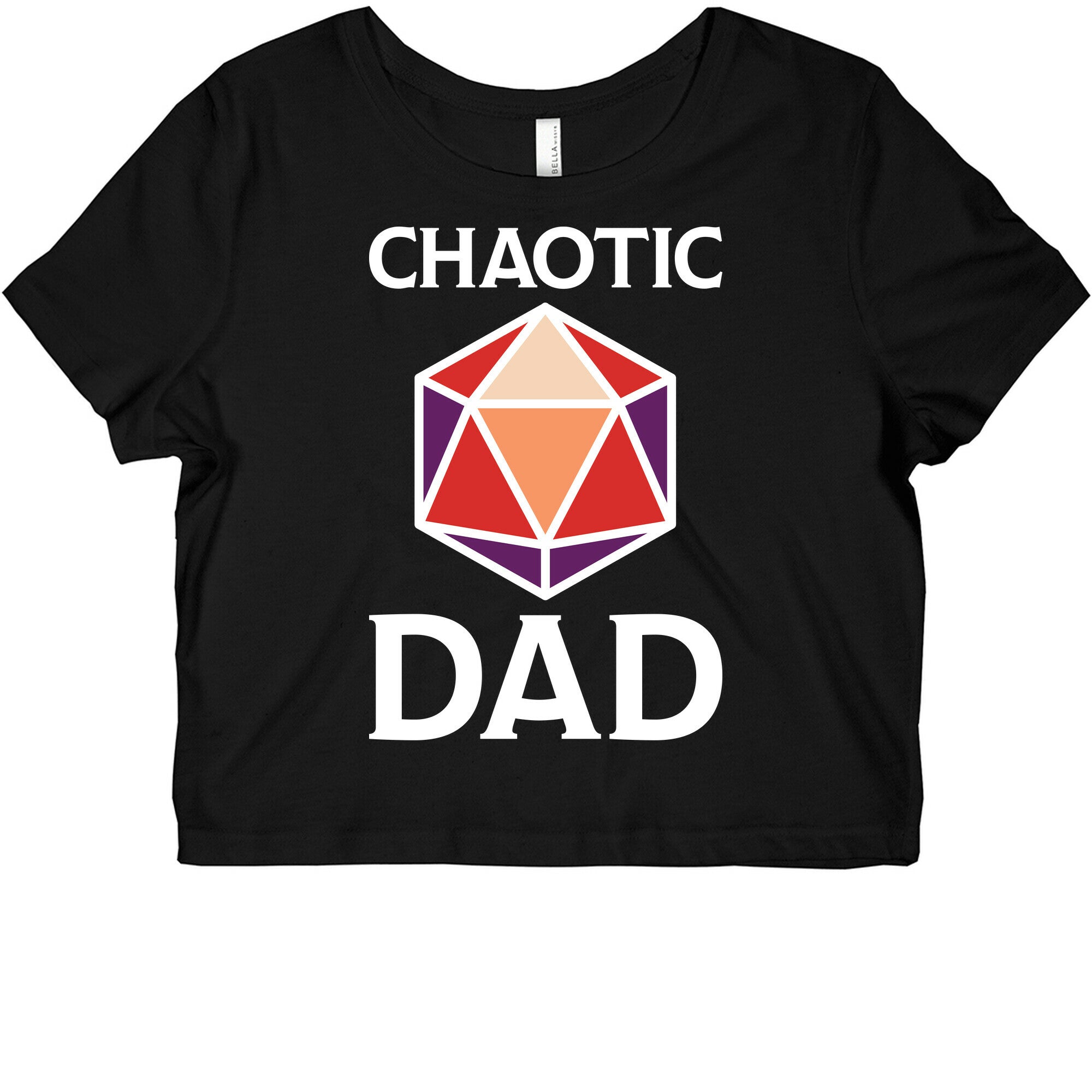 Chaotic Dad Graphic Baby Tee Style001 Hoodie, Sweatshirt | PureTeeCo.com (Image 1)