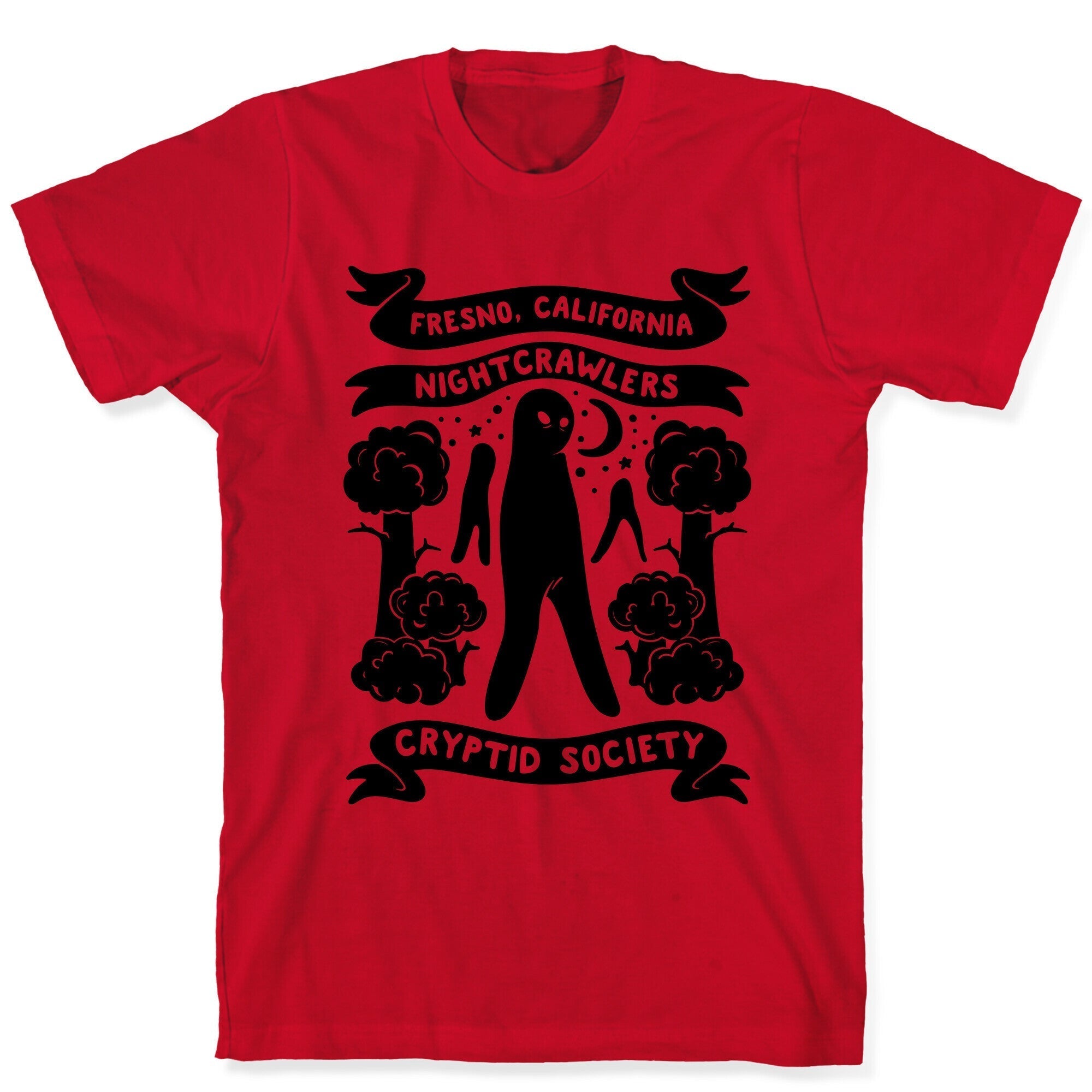 Fresno Nightcrawlers Cryptid Society  T-Shirt Hoodie, Sweatshirt | PureTeeCo.com (Image 5)
