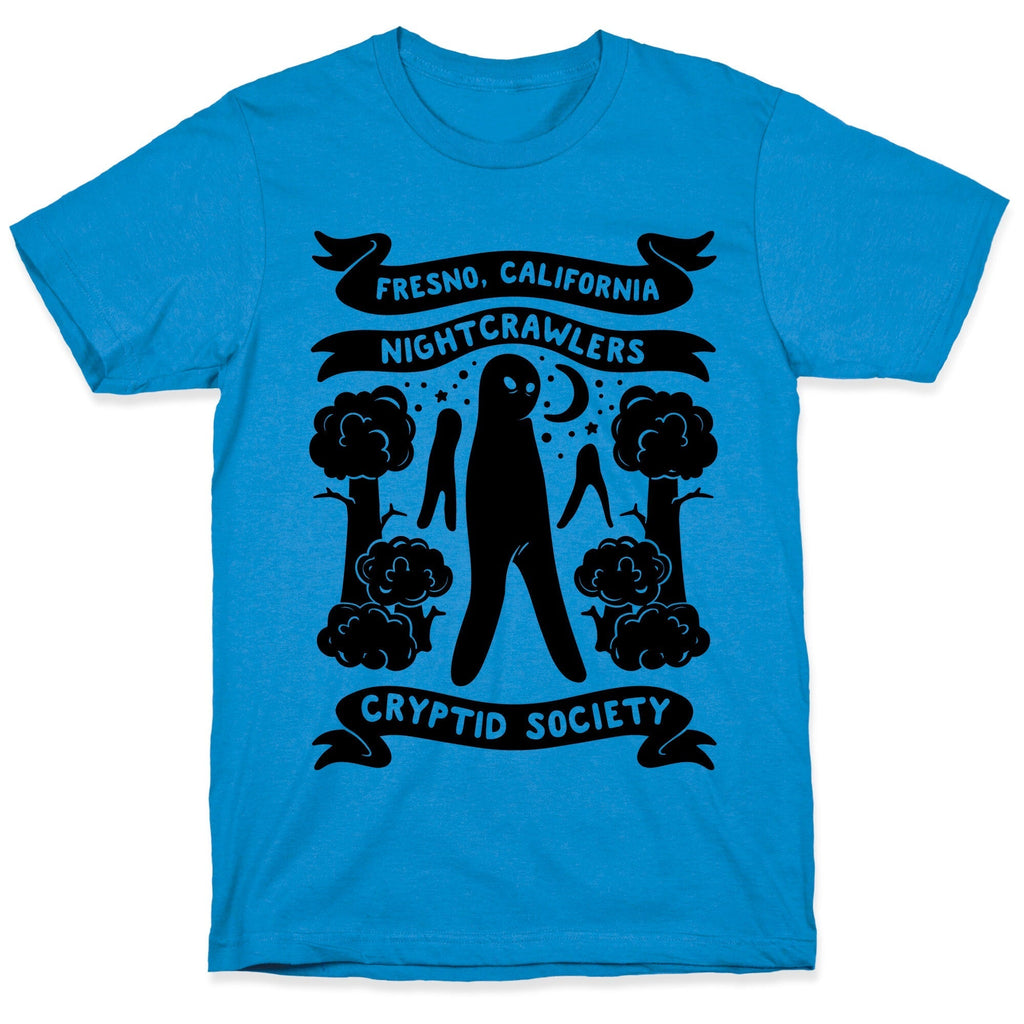 Fresno Nightcrawlers Cryptid Society  T-Shirt Hoodie, Sweatshirt | PureTeeCo.com (Image 1)