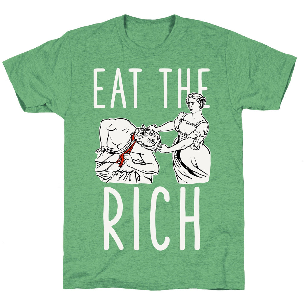 Eat The Rich Judith Beheading Holofernes Unisex Triblend Tee Hoodie, Sweatshirt | PureTeeCo.com (Image 2)