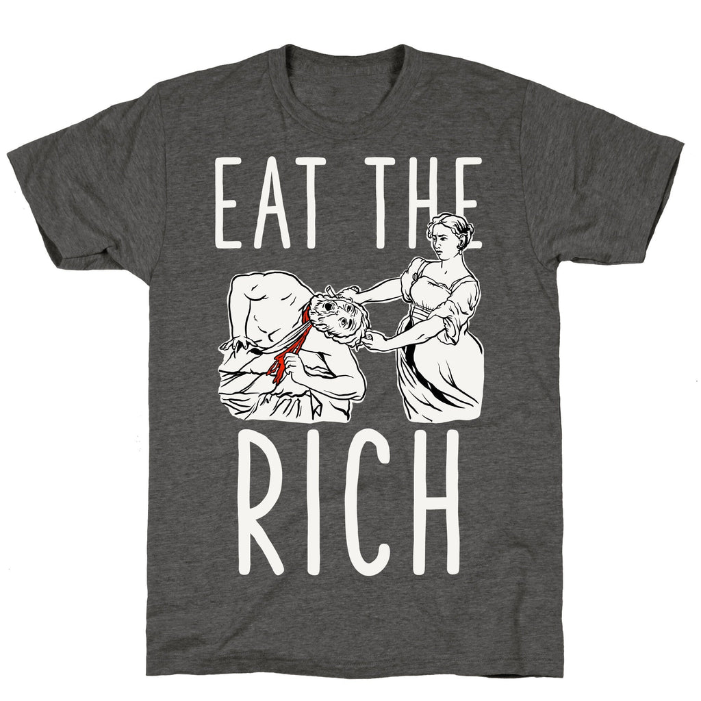 Eat The Rich Judith Beheading Holofernes Unisex Triblend Tee Hoodie, Sweatshirt | PureTeeCo.com (Image 3)