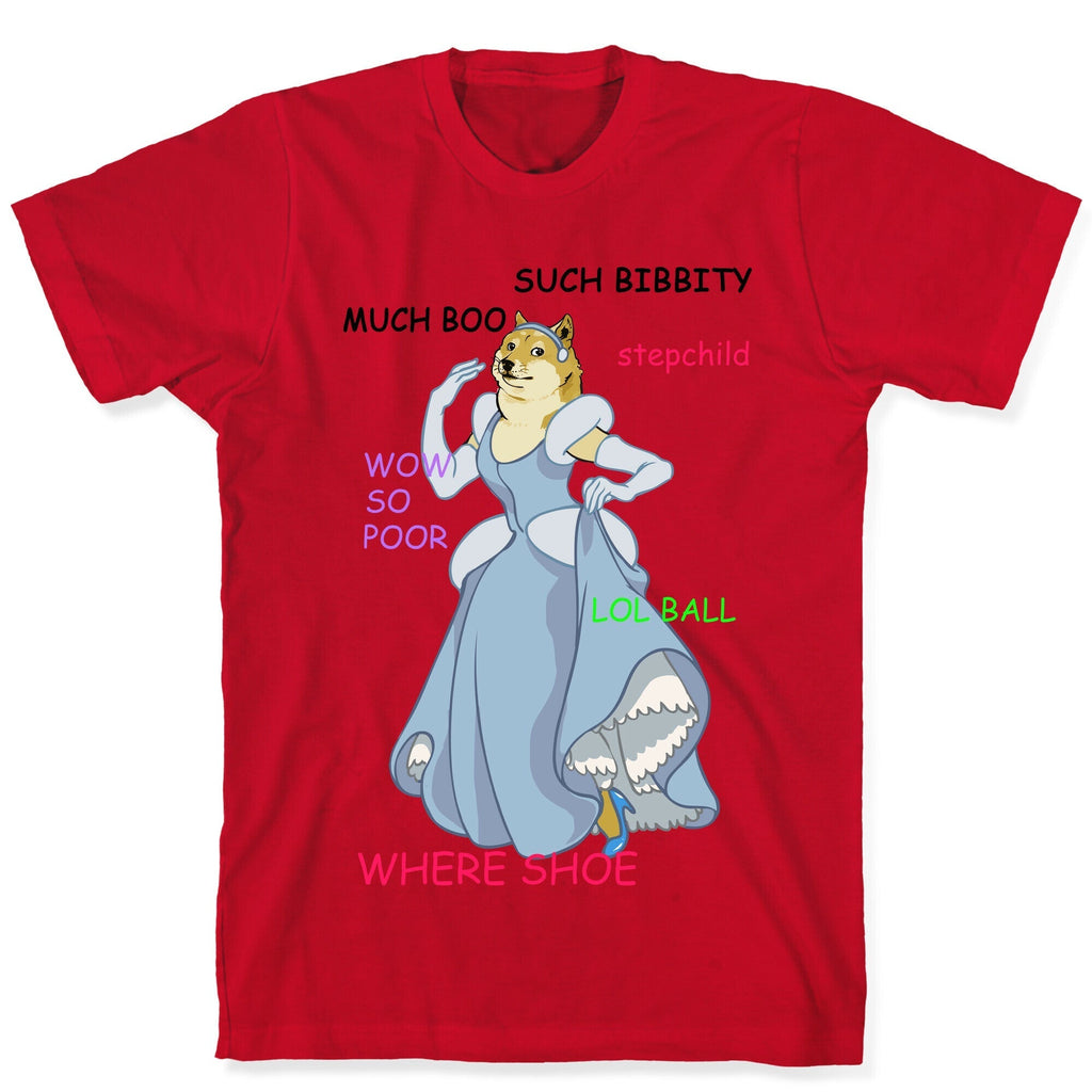 Cinderella Doge T-Shirt Hoodie, Sweatshirt | PureTeeCo.com (Image 5)