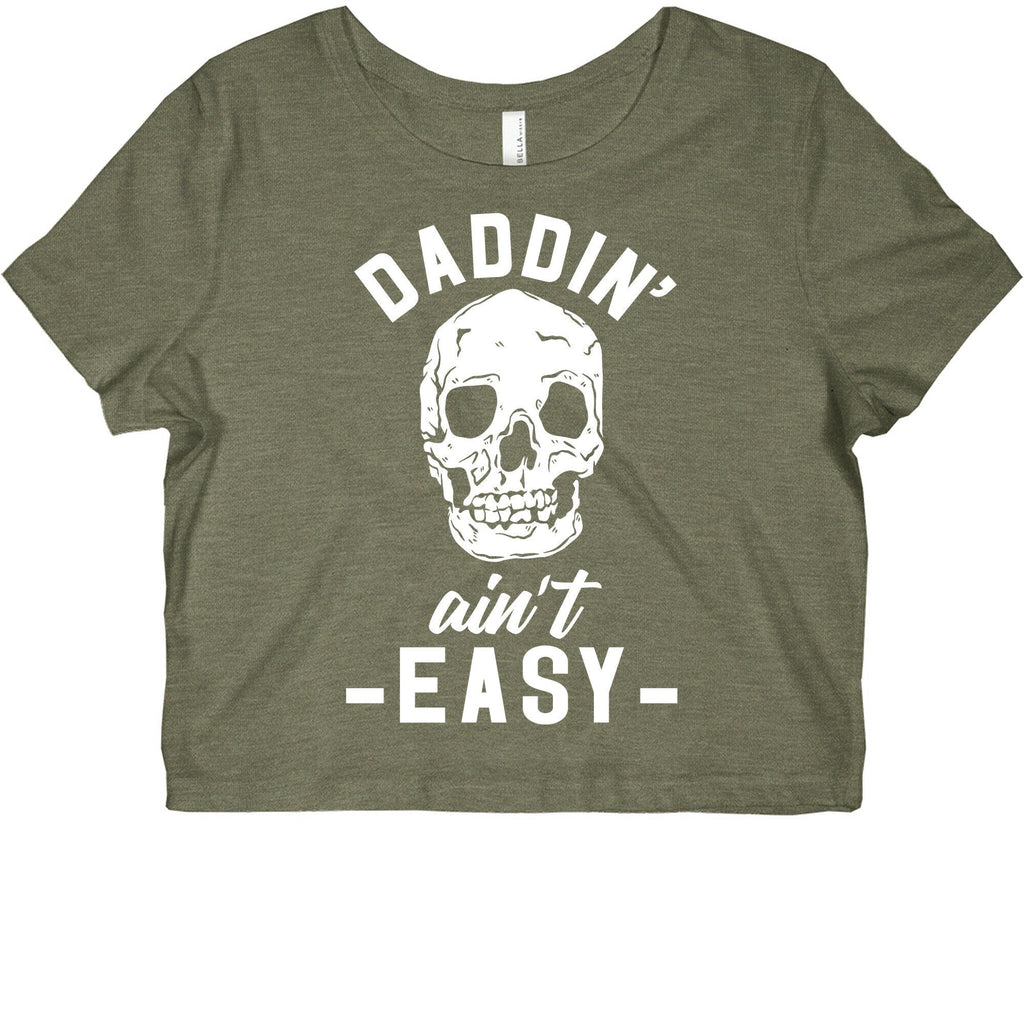 Daddin' Ain't Easy Graphic Baby Tee Style001 Hoodie, Sweatshirt | PureTeeCo.com (Image 2)