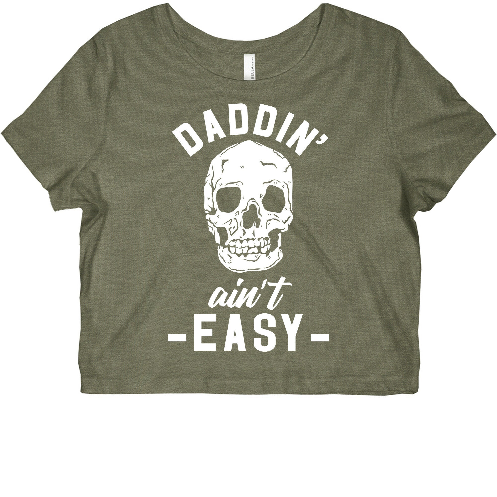 Daddin' Ain't Easy Graphic Baby Tee Style001 Hoodie, Sweatshirt | PureTeeCo.com (Image 2)