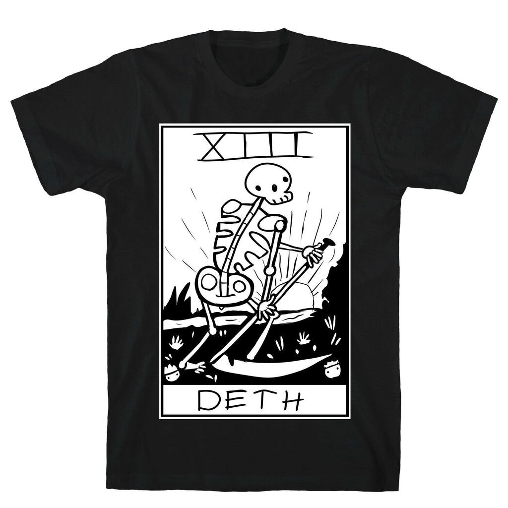 Badly Drawn Tarots: Death T-Shirt Hoodie, Sweatshirt | PureTeeCo.com (Image 1)