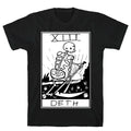Badly Drawn Tarots: Death T-Shirt Hoodie, Sweatshirt | PureTeeCo.com (Image 1)