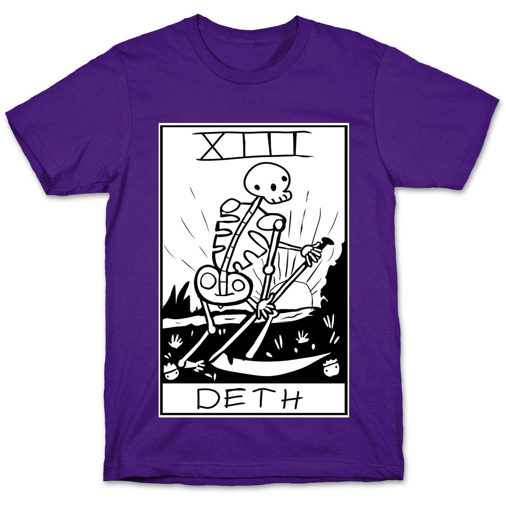 Badly Drawn Tarots: Death T-Shirt Hoodie, Sweatshirt | PureTeeCo.com (Image 5)
