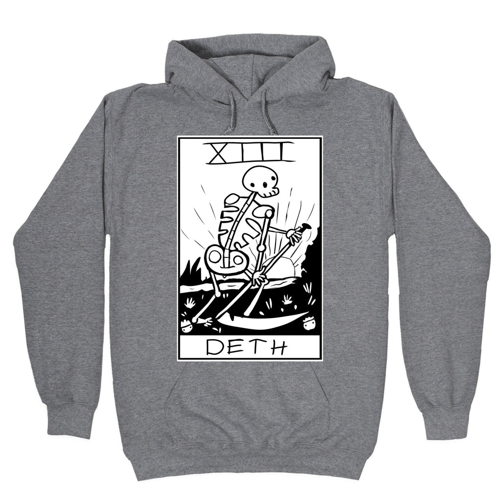Badly Drawn Tarots: Death Hoodie T-Shirts, Sweatshirt | PureTeeCo.com (Image 1)