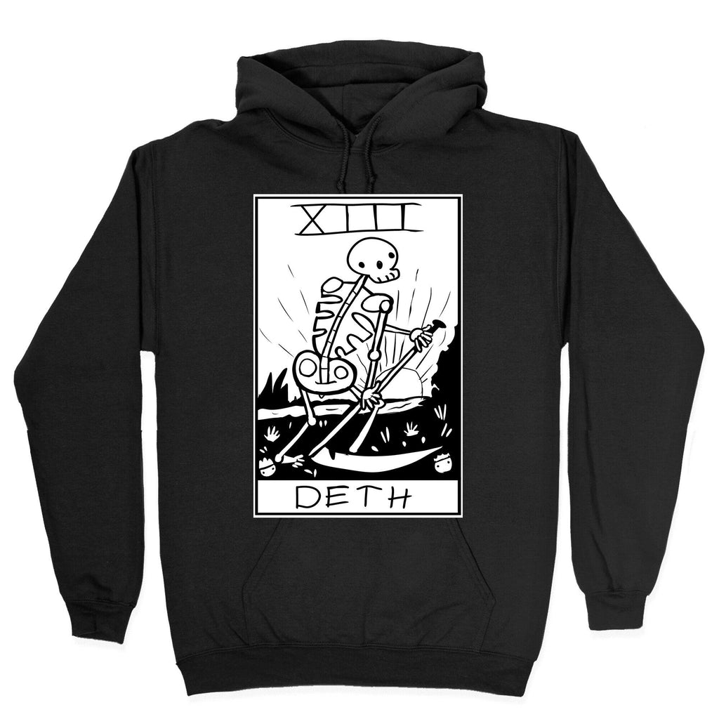 Badly Drawn Tarots: Death Hoodie T-Shirts, Sweatshirt | PureTeeCo.com (Image 2)