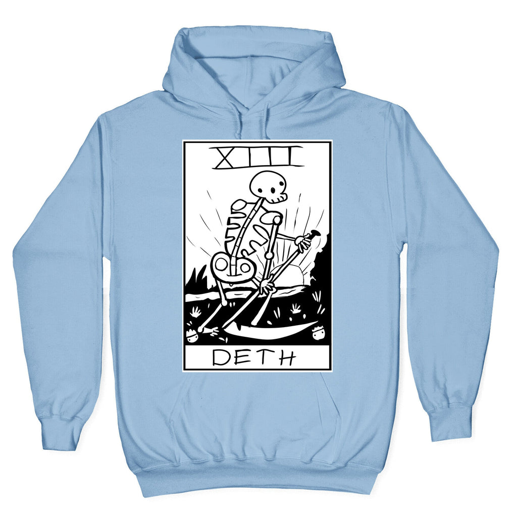Badly Drawn Tarots: Death Hoodie T-Shirts, Sweatshirt | PureTeeCo.com (Image 4)