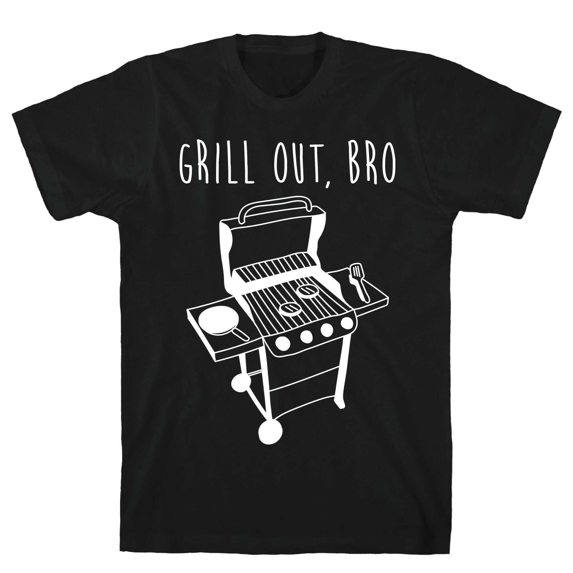 Grill Out, Bro T-Shirt Hoodie, Sweatshirt | PureTeeCo.com (Image 1)