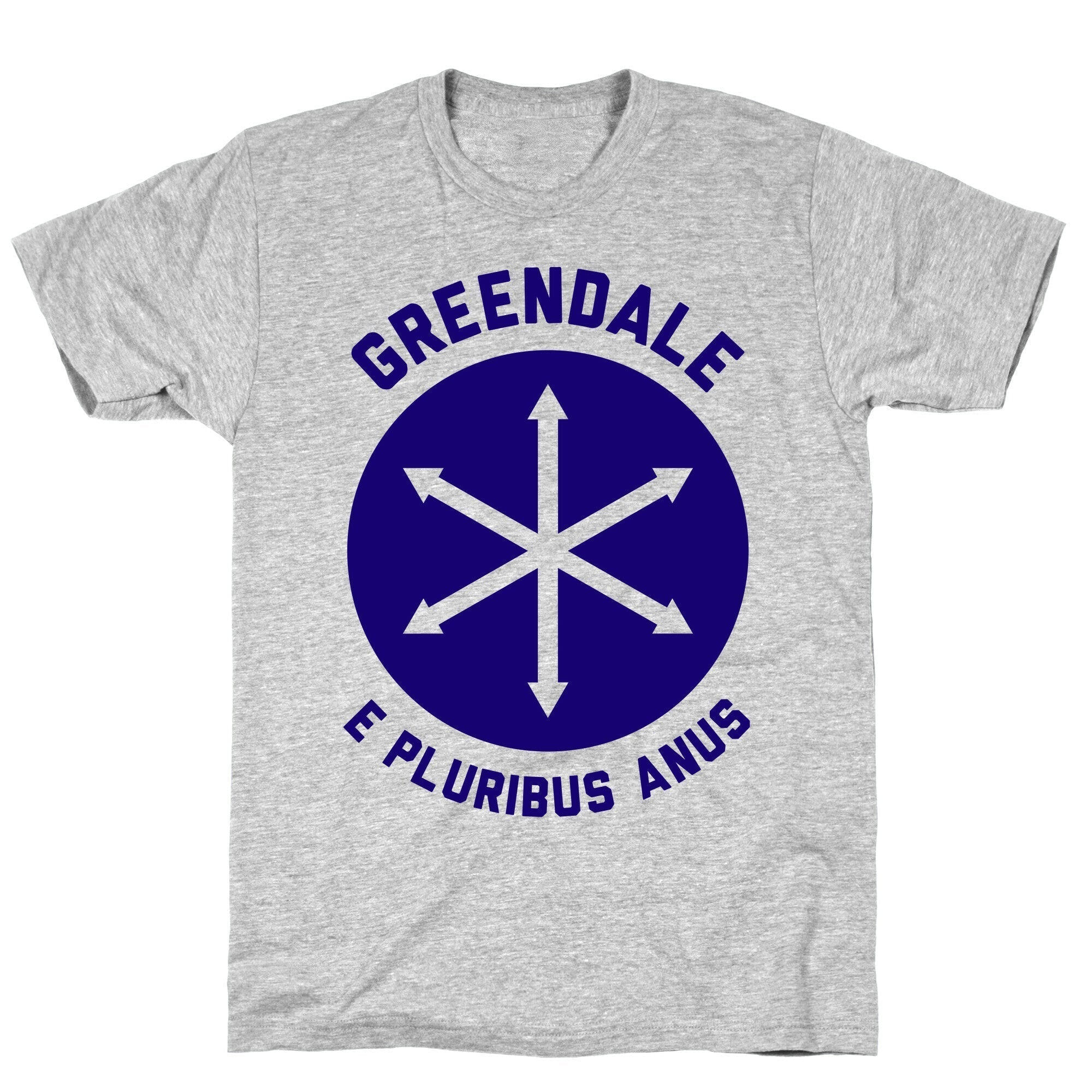 Greendale E Pluribus Anus T-Shirt Hoodie, Sweatshirt | PureTeeCo.com (Image 3)