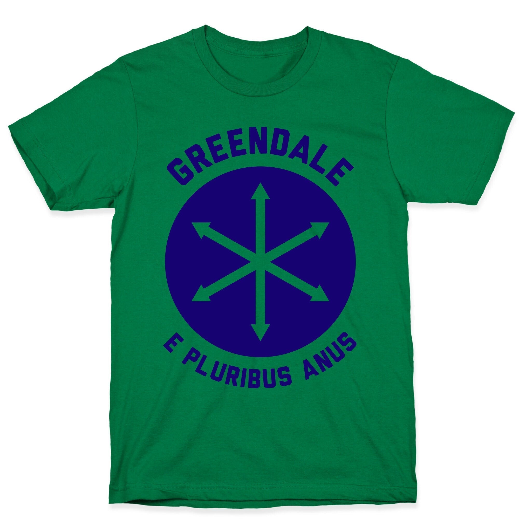 Greendale E Pluribus Anus T-Shirt Hoodie, Sweatshirt | PureTeeCo.com (Image 4)