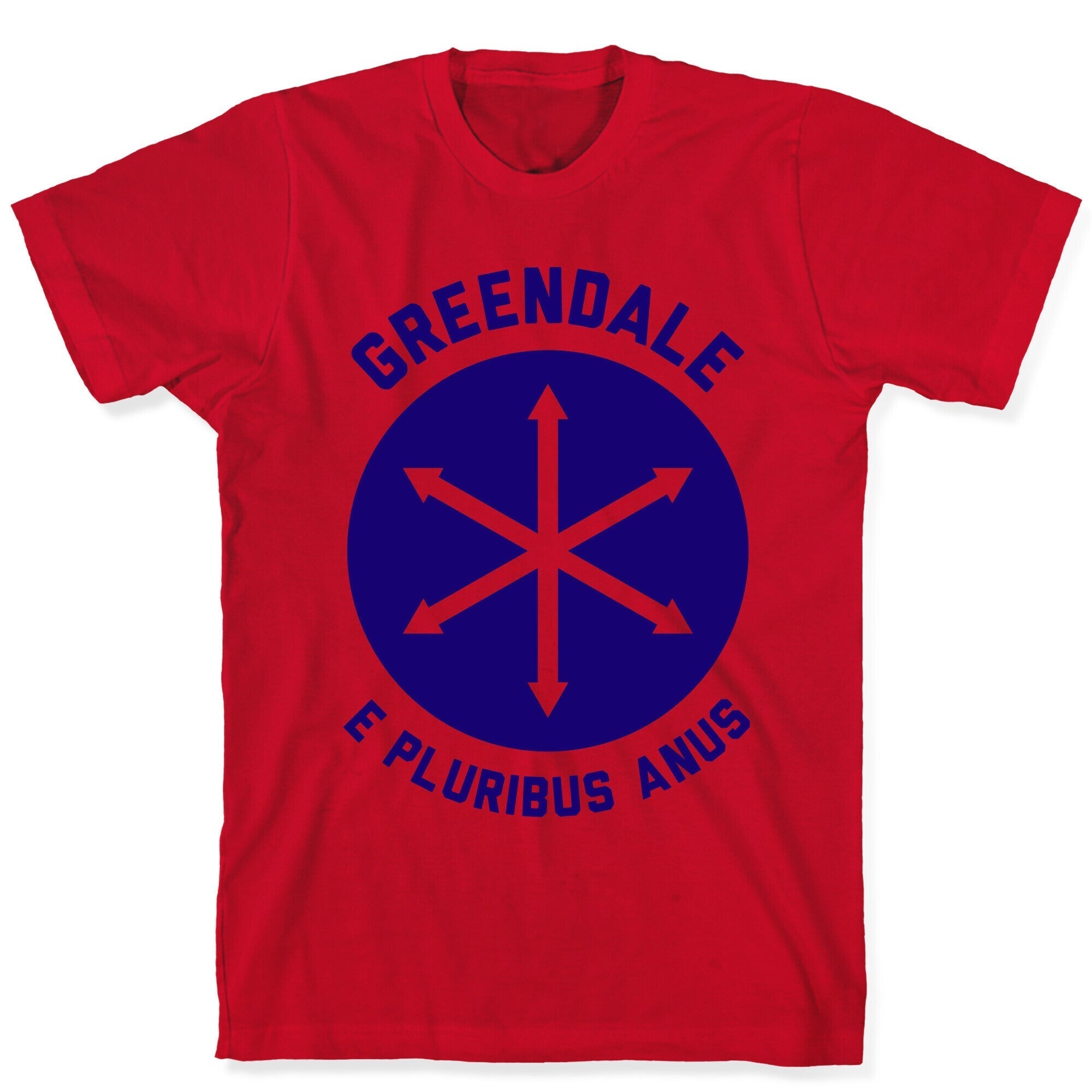 Greendale E Pluribus Anus T-Shirt Hoodie, Sweatshirt | PureTeeCo.com (Image 5)
