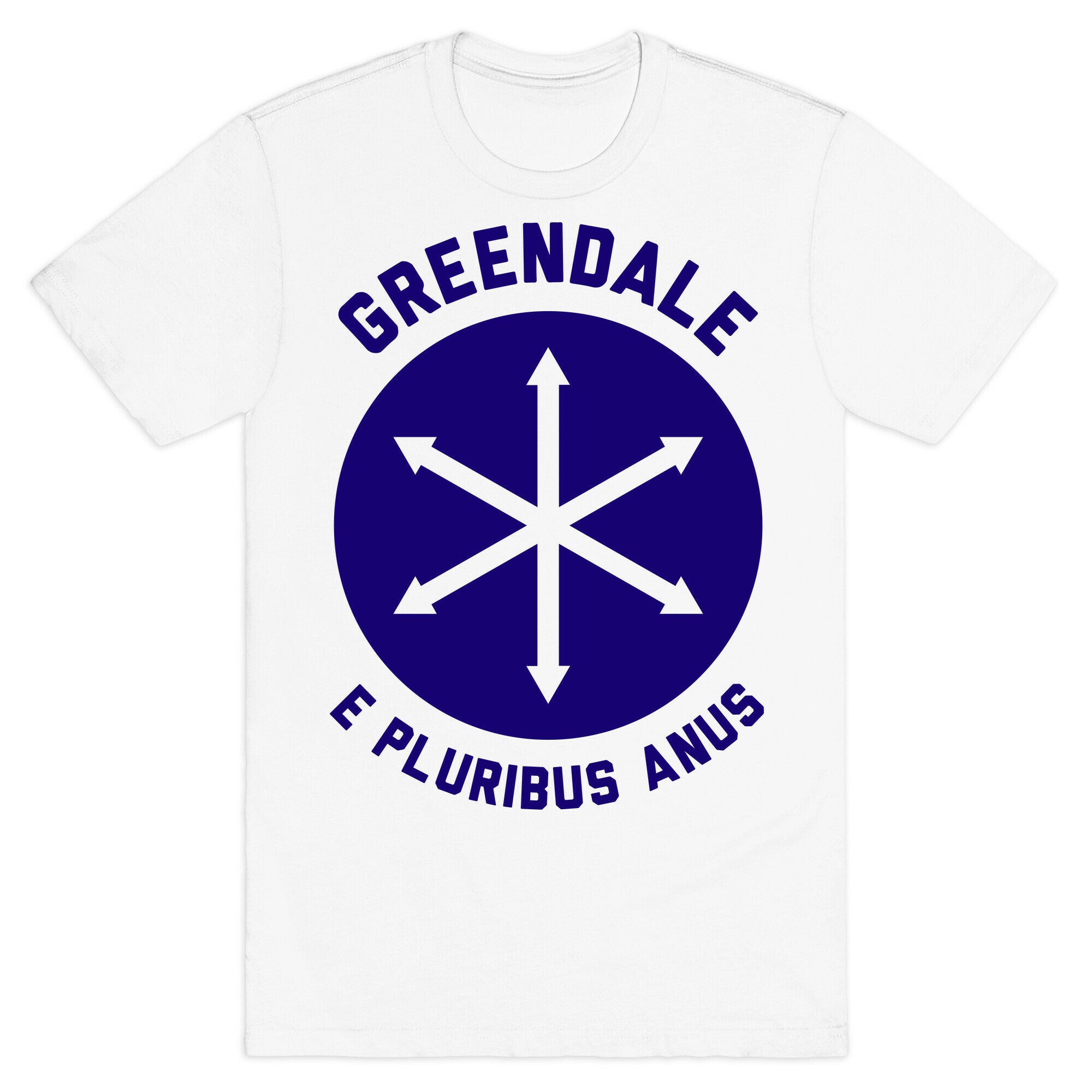 Greendale E Pluribus Anus T-Shirt Hoodie, Sweatshirt | PureTeeCo.com (Image 2)