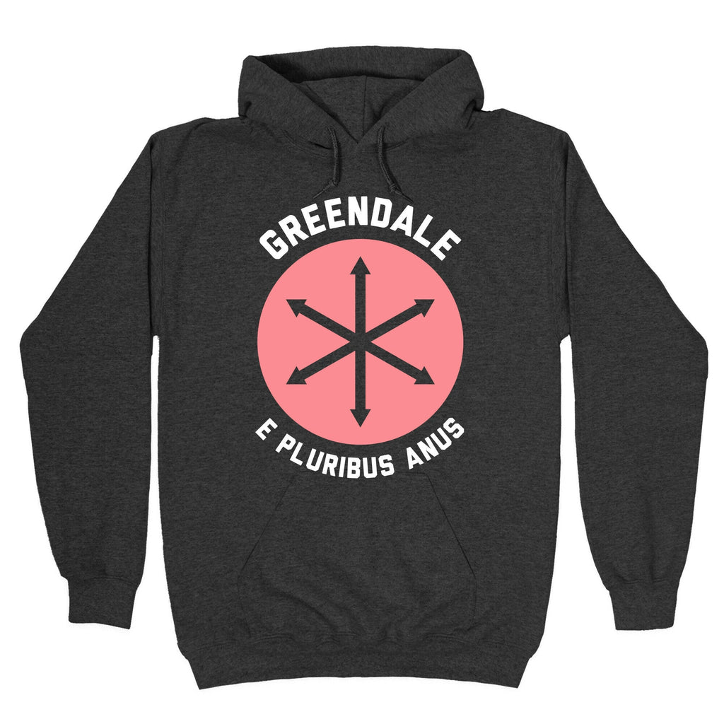 Greendale E Pluribus Anus Hoodie T-Shirts, Sweatshirt | PureTeeCo.com (Image 3)