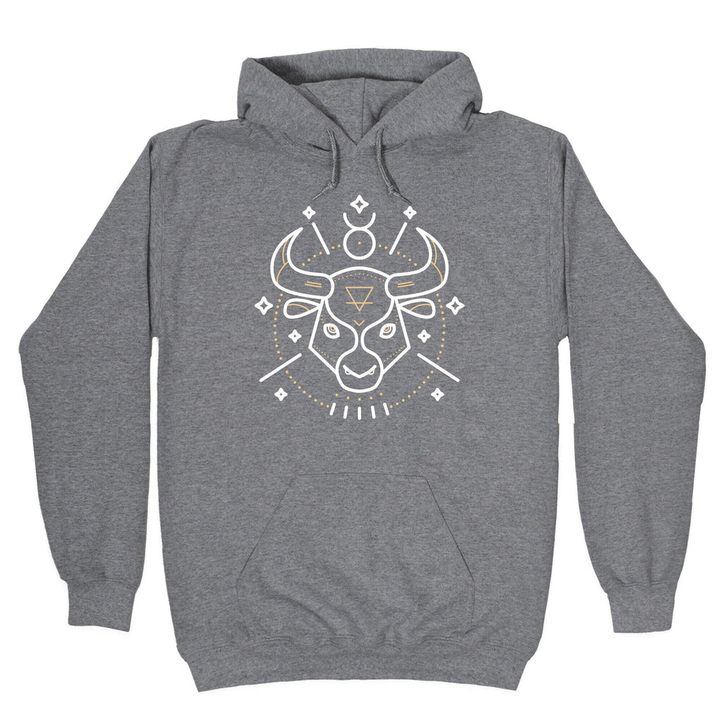 Astrology Taurus Bull Hoodie T-Shirts, Sweatshirt | PureTeeCo.com (Image 1)