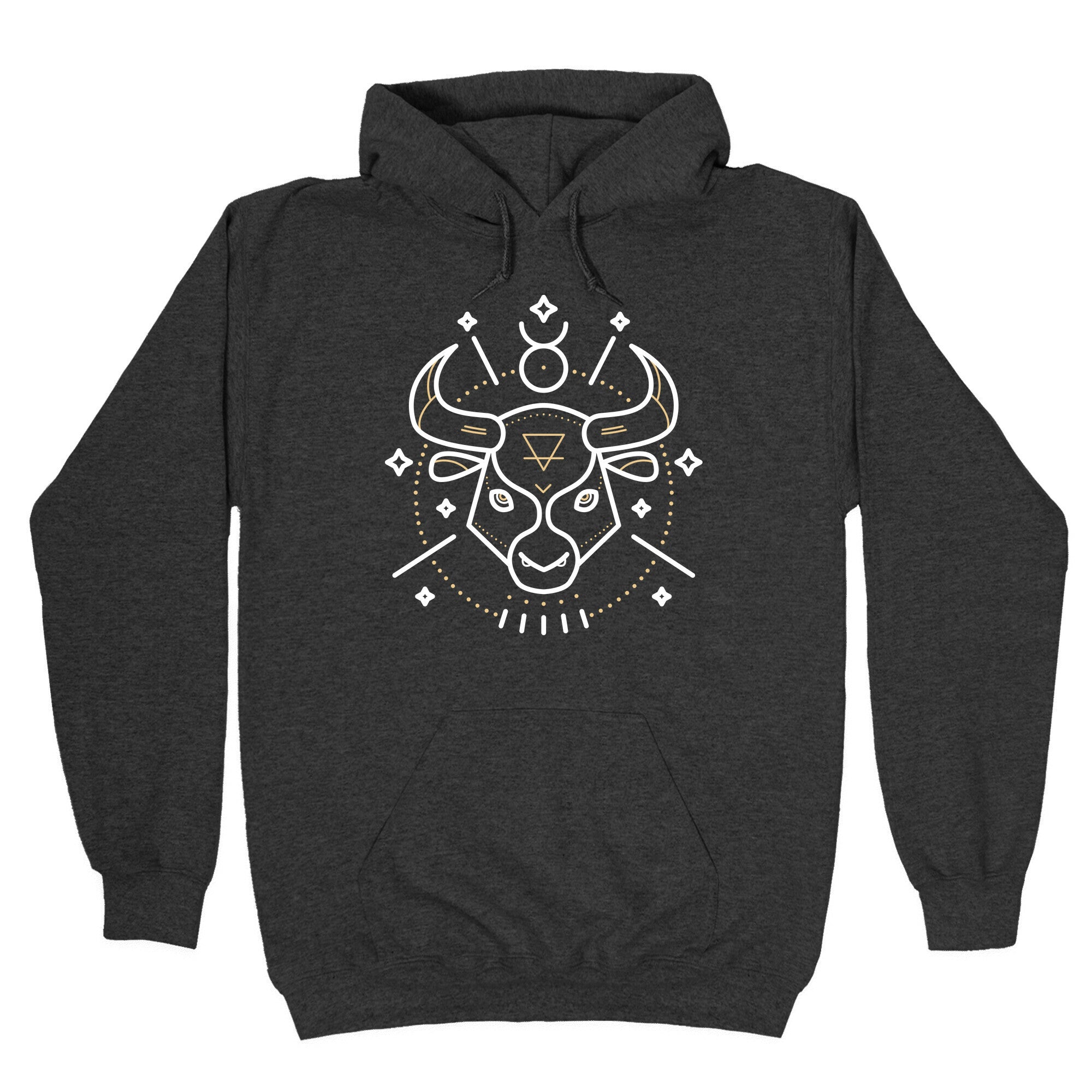 Astrology Taurus Bull Hoodie T-Shirts, Sweatshirt | PureTeeCo.com (Image 3)