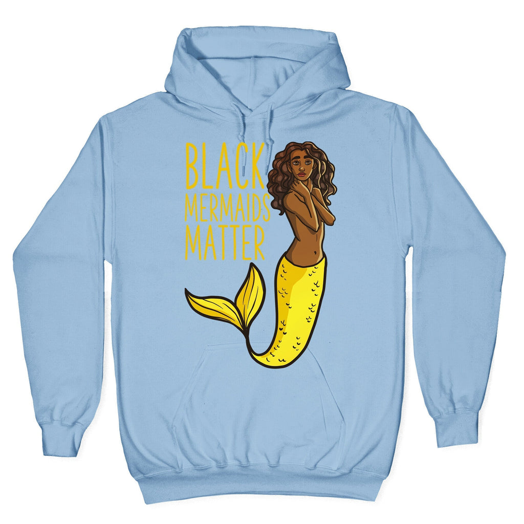 Black Mermaids Matter Hoodie T-Shirts, Sweatshirt | PureTeeCo.com (Image 4)
