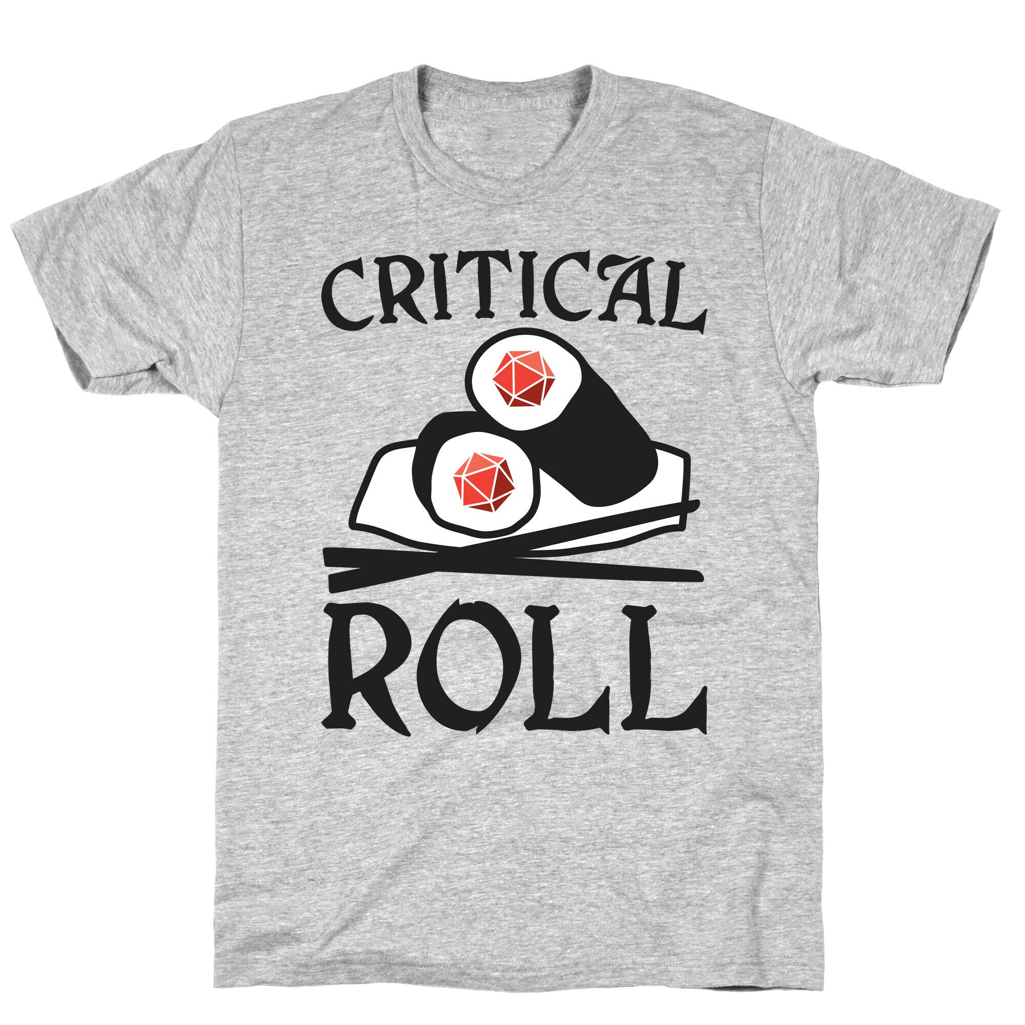 Critical Roll Sushi DnD T-Shirt Hoodie, Sweatshirt | PureTeeCo.com (Image 3)