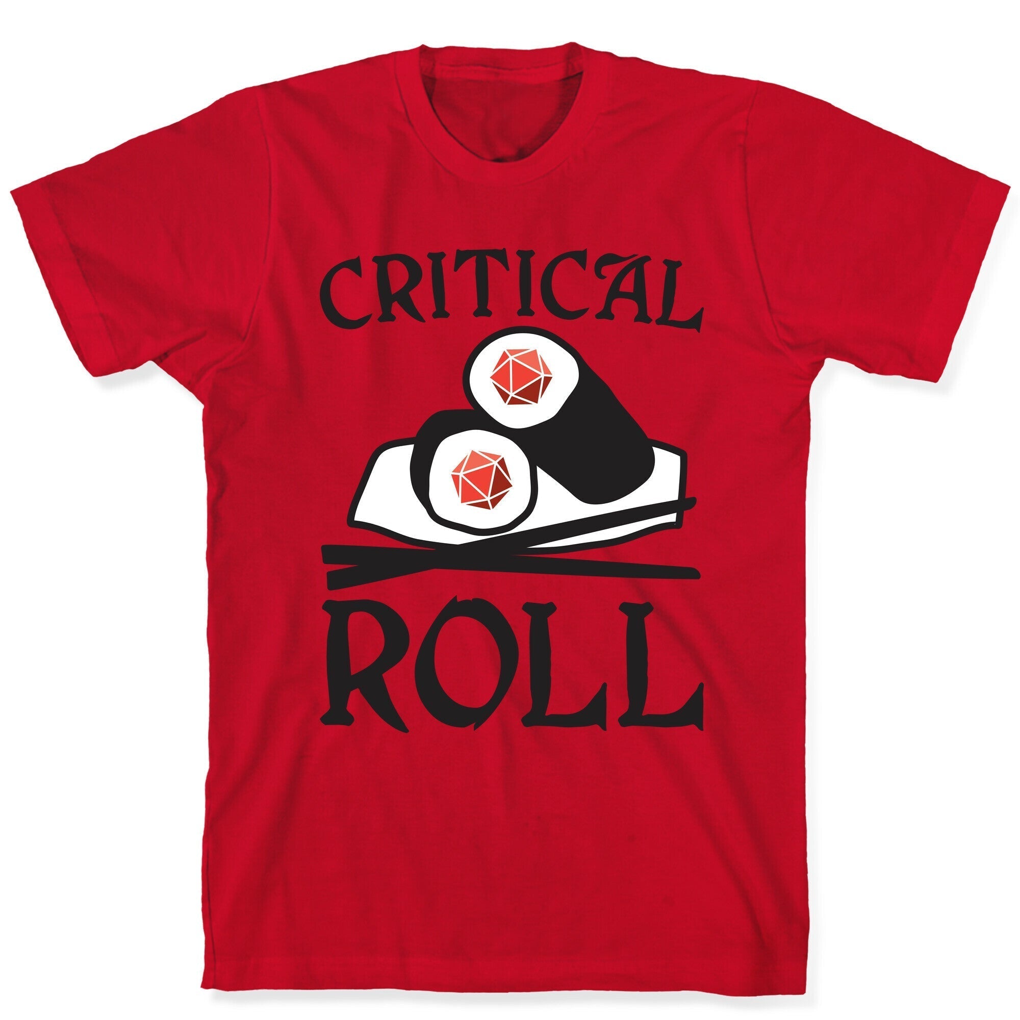 Critical Roll Sushi DnD T-Shirt Hoodie, Sweatshirt | PureTeeCo.com (Image 5)