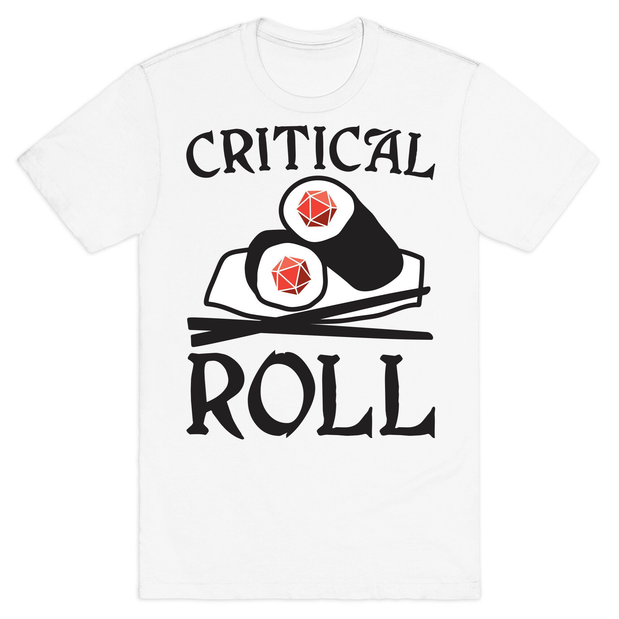 Critical Roll Sushi DnD T-Shirt Hoodie, Sweatshirt | PureTeeCo.com (Image 2)