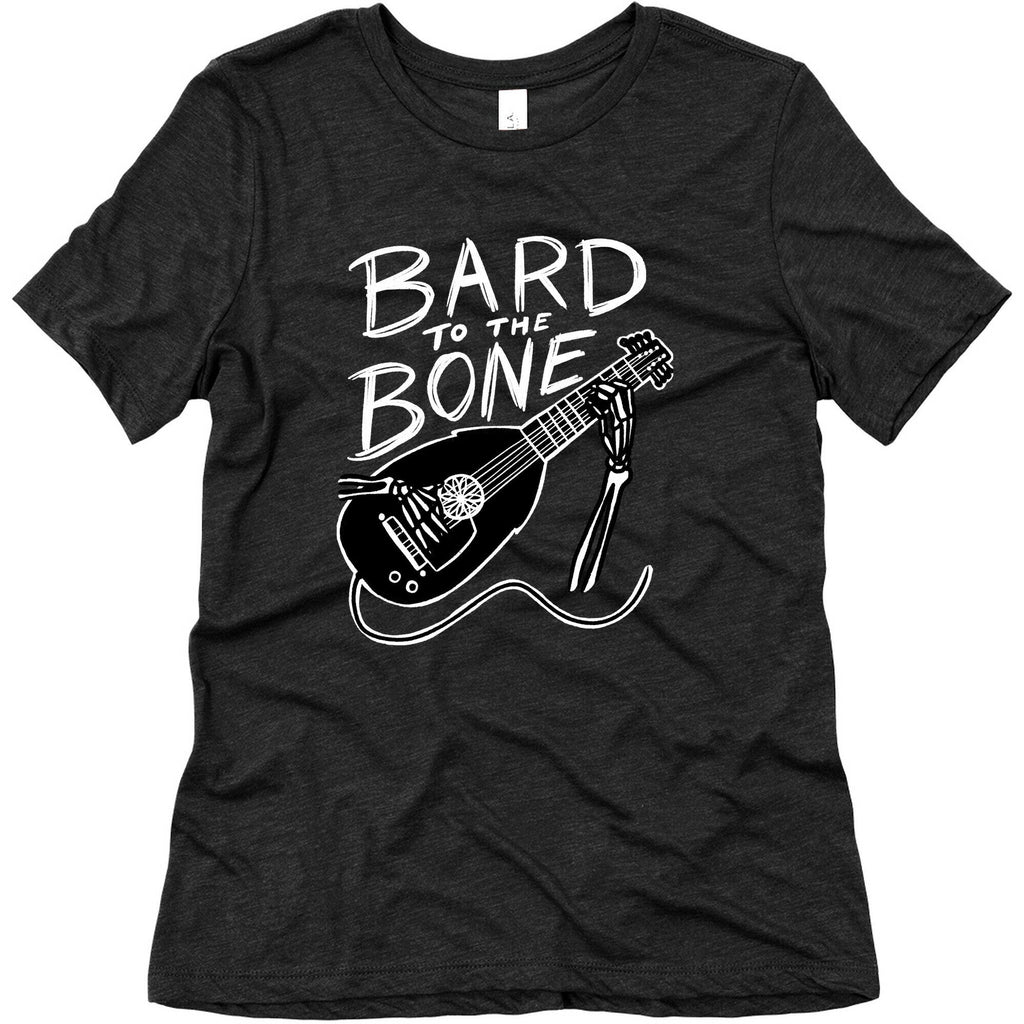Bard to the Bone Women's Triblend Tee Hoodie, Sweatshirt | PureTeeCo.com (Image 1)