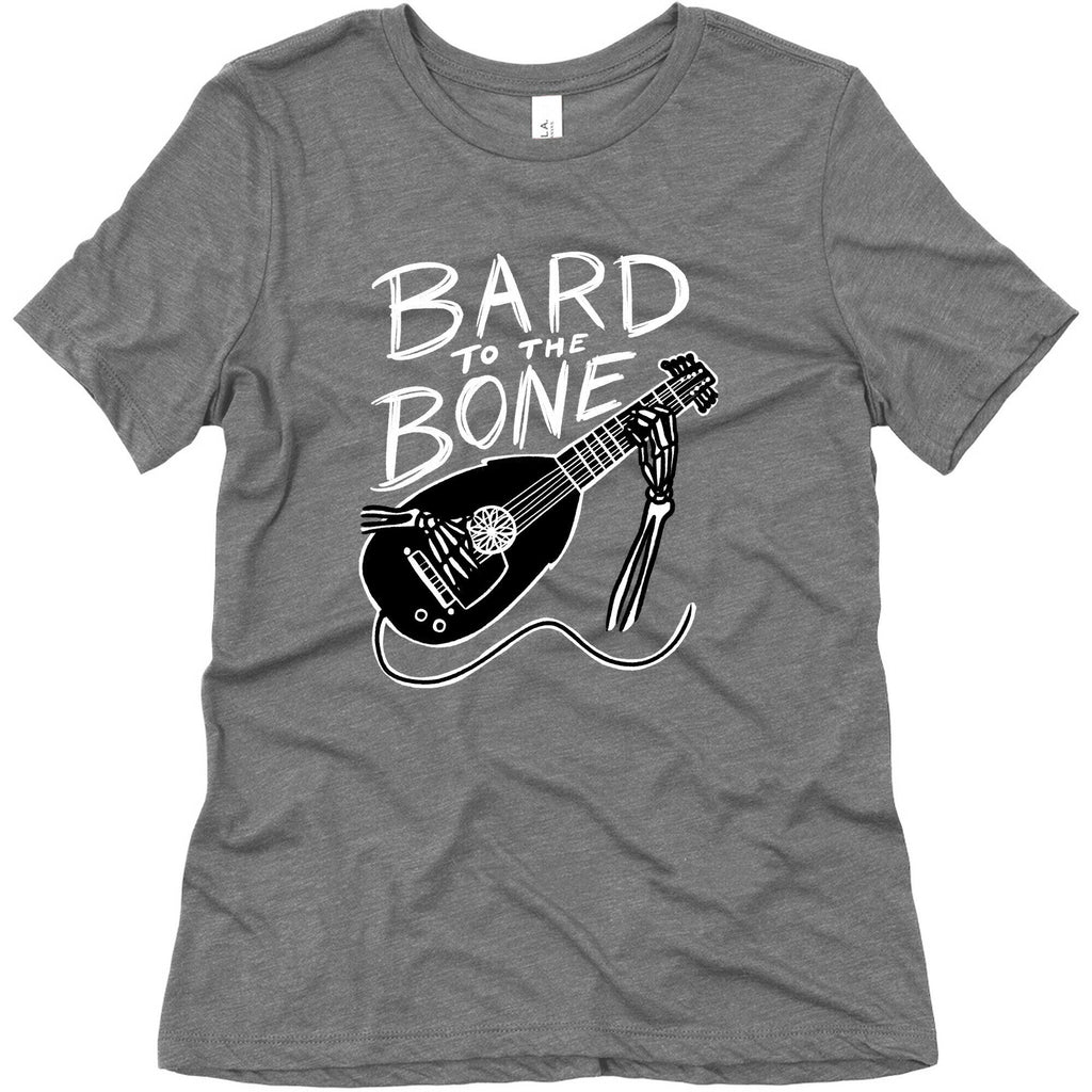 Bard to the Bone Women's Triblend Tee Hoodie, Sweatshirt | PureTeeCo.com (Image 4)