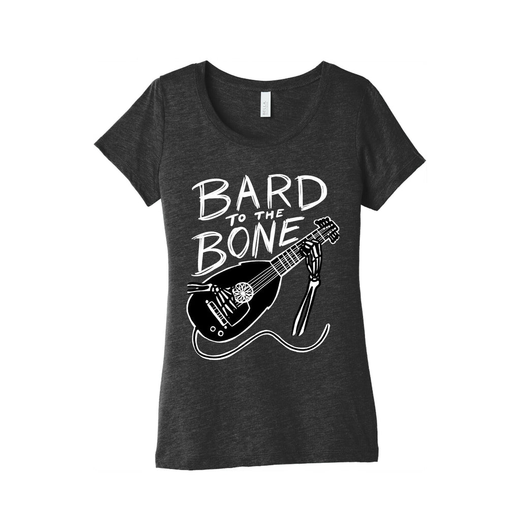 Bard to the Bone Women's Triblend Tee Hoodie, Sweatshirt | PureTeeCo.com (Image 2)