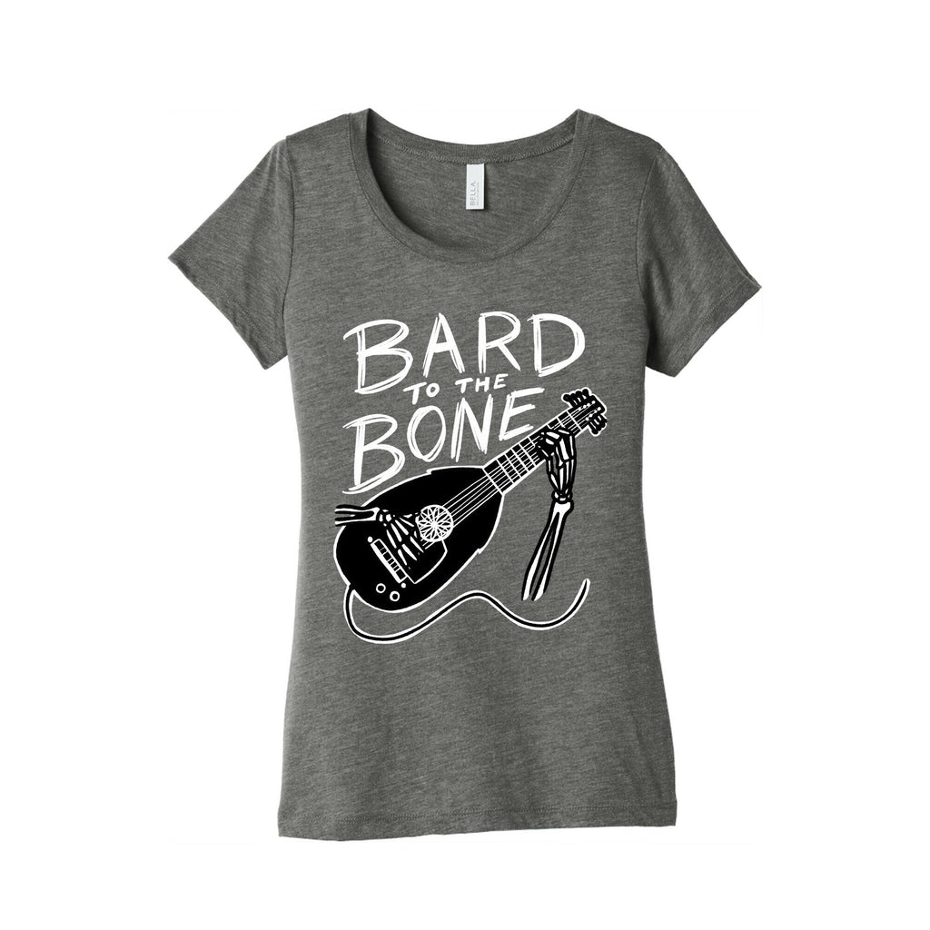 Bard to the Bone Women's Triblend Tee Hoodie, Sweatshirt | PureTeeCo.com (Image 3)