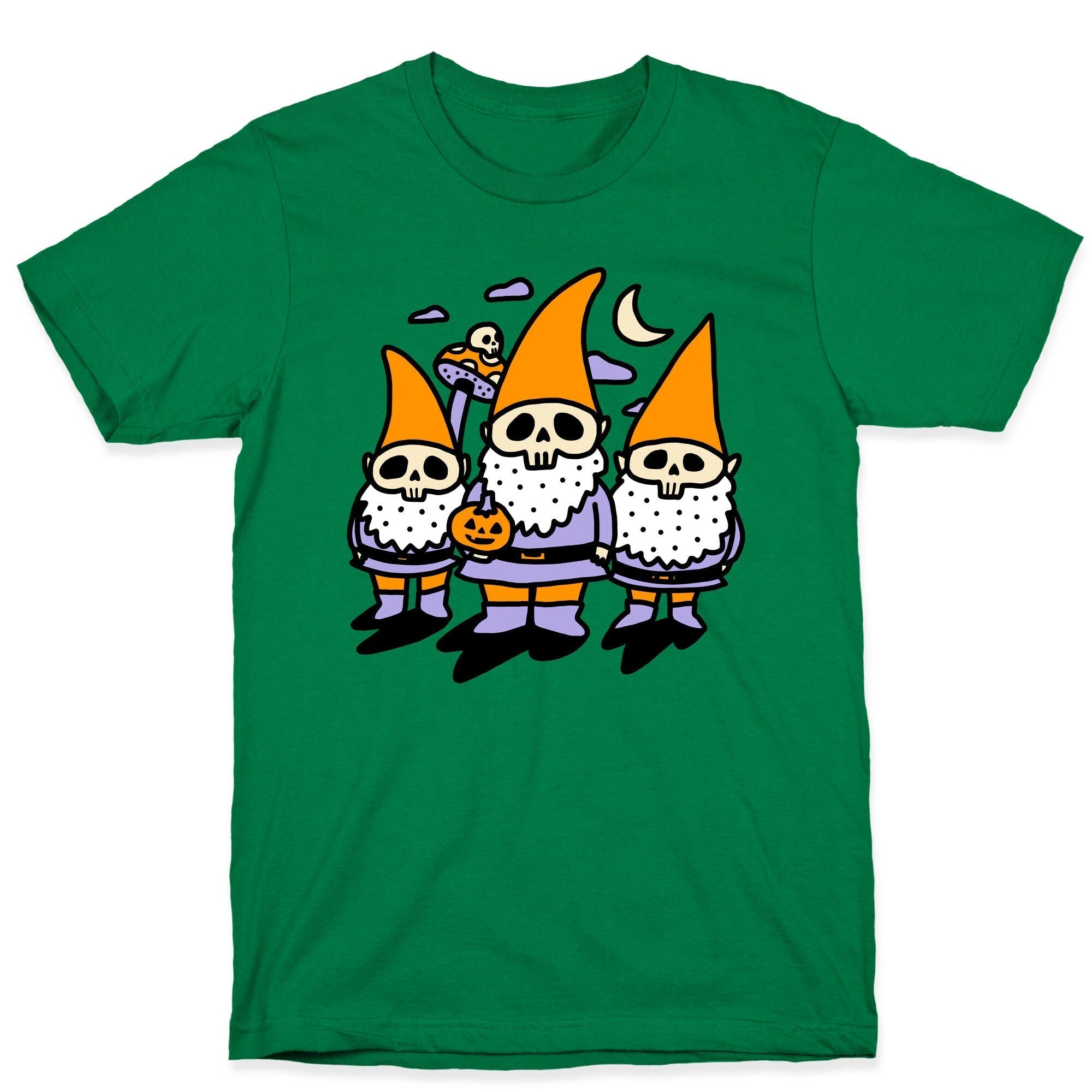 Happy Hall-Gnome-Ween (Halloween Gnomes) T-Shirt Hoodie, Sweatshirt | PureTeeCo.com (Image 3)