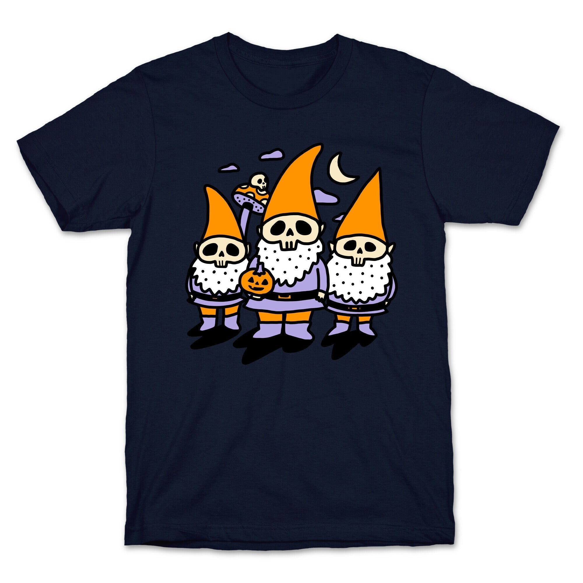 Happy Hall-Gnome-Ween (Halloween Gnomes) T-Shirt Hoodie, Sweatshirt | PureTeeCo.com (Image 4)