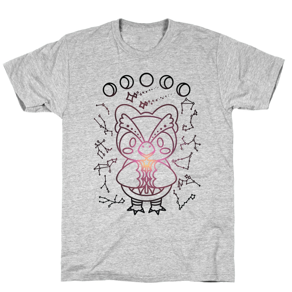 Celestial Astrology Owl T-Shirt Hoodie, Sweatshirt | PureTeeCo.com (Image 3)