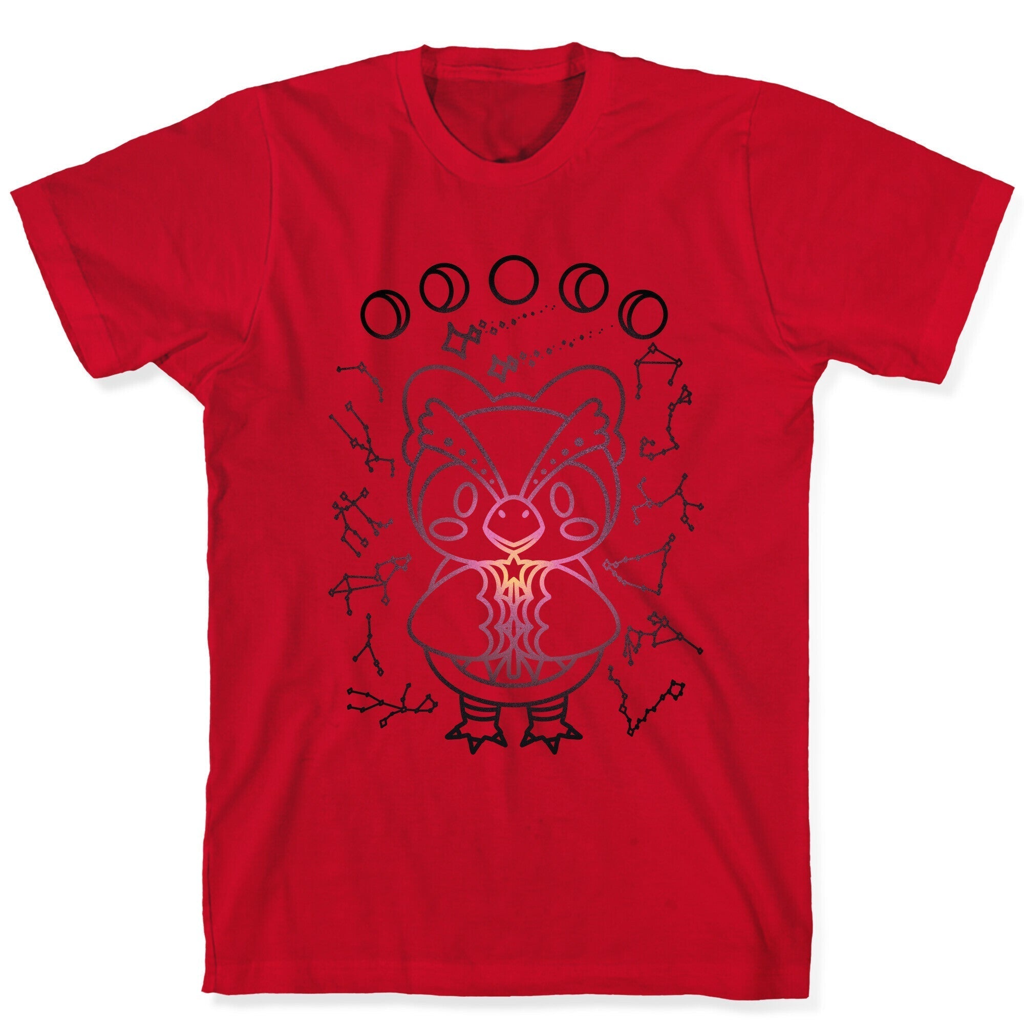 Celestial Astrology Owl T-Shirt Hoodie, Sweatshirt | PureTeeCo.com (Image 5)