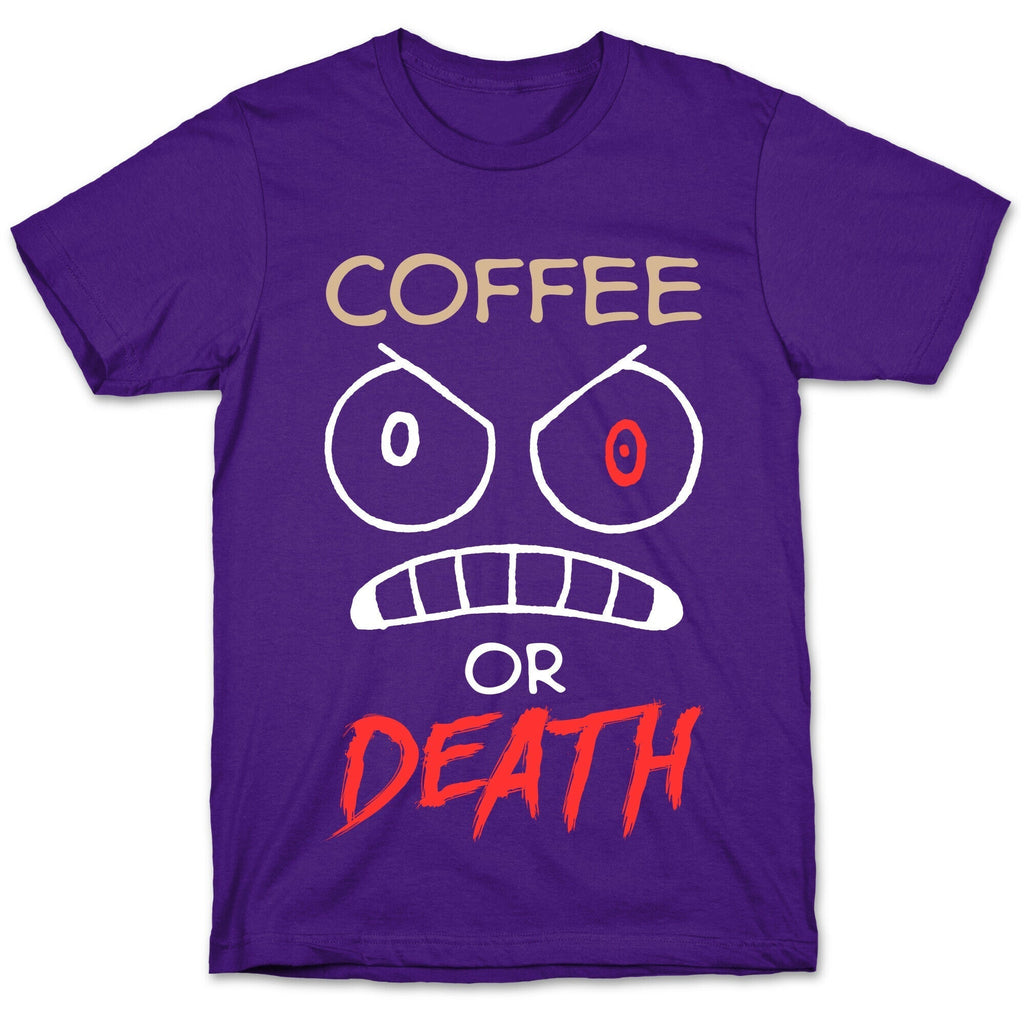 Coffee Or Death T-Shirt Hoodie, Sweatshirt | PureTeeCo.com (Image 5)