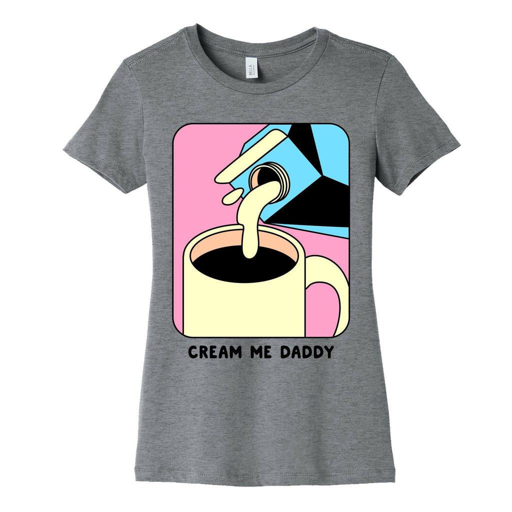 Cream Me Daddy (Coffee) Women's Cotton Tee Style001 Hoodie, Sweatshirt | PureTeeCo.com (Image 2)