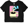 Cream Me Daddy (Coffee) Graphic Baby Tee Style001 Hoodie, Sweatshirt | PureTeeCo.com (Image 1)