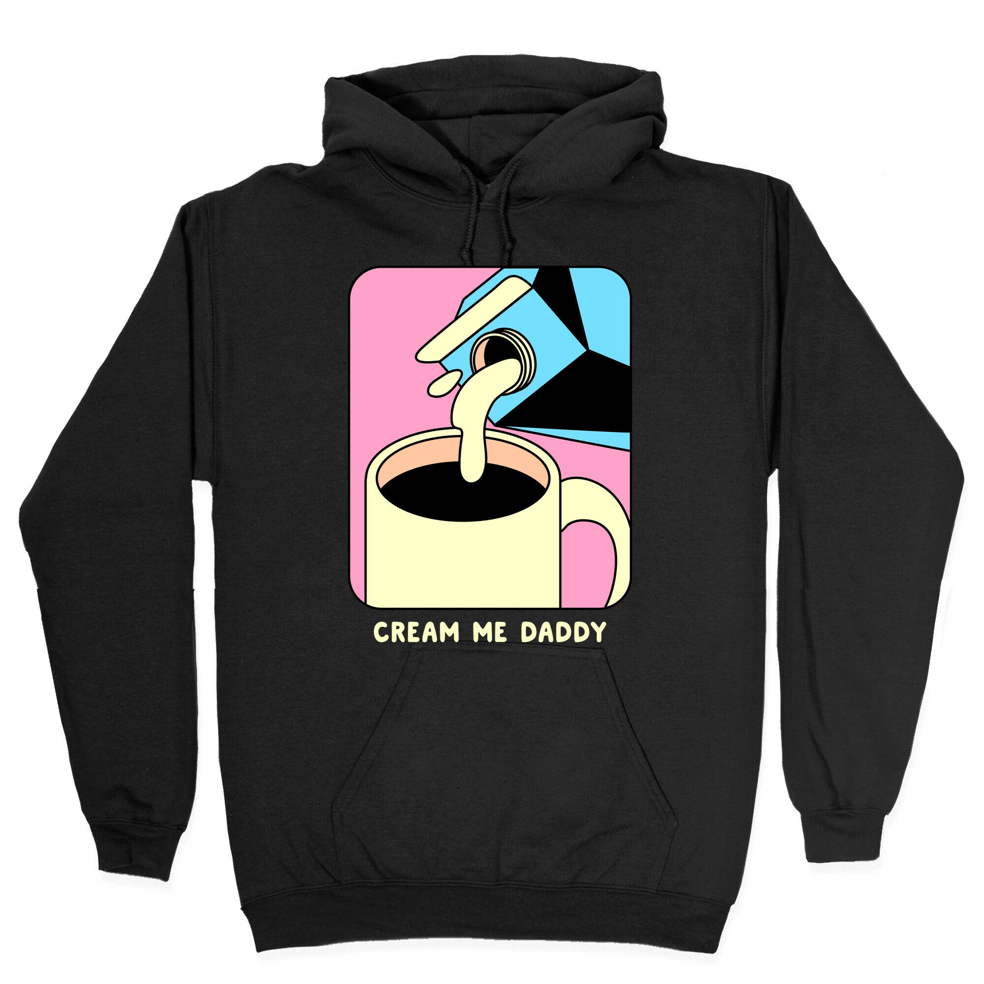 Cream Me Daddy (Coffee) Hoodie T-Shirts, Sweatshirt | PureTeeCo.com (Image 2)